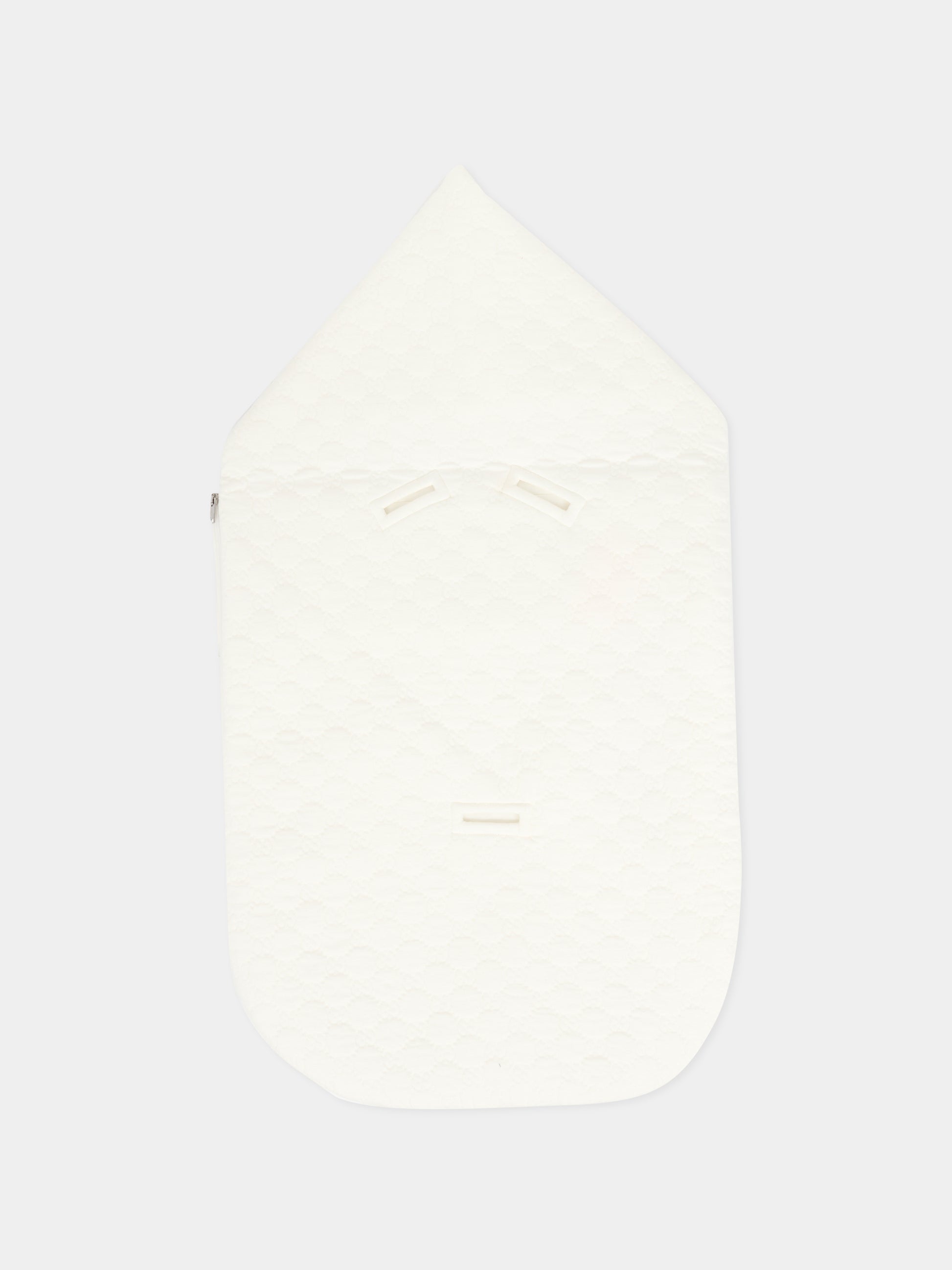 Sacco nanna bianco per neonati con logo,Gucci Kids,793373 XJHH4 9024
