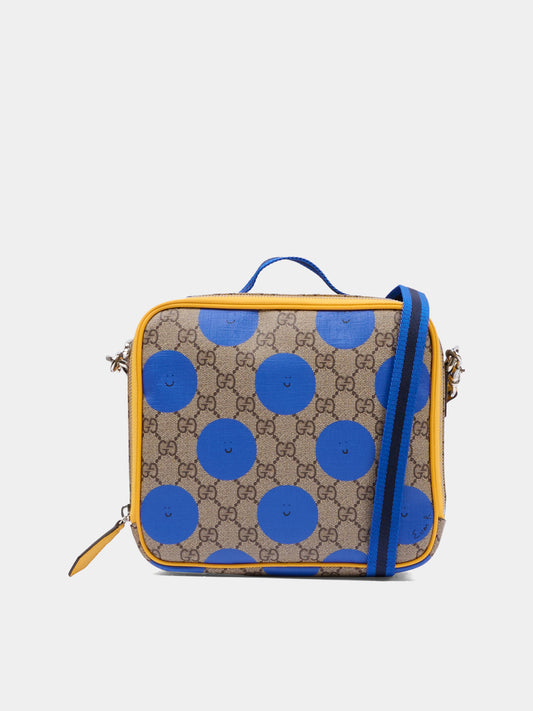 Borsa blu per bambini con sole sorridente,Gucci Kids,835842 FAER3 9443