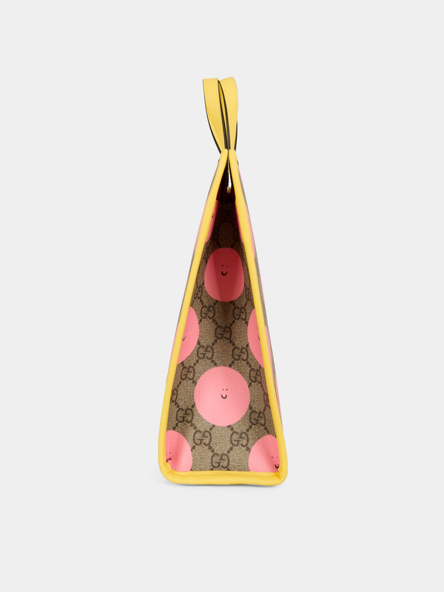 Borsa beige per bambina con sole sorridente,Gucci Kids,605614 FAER6 9783