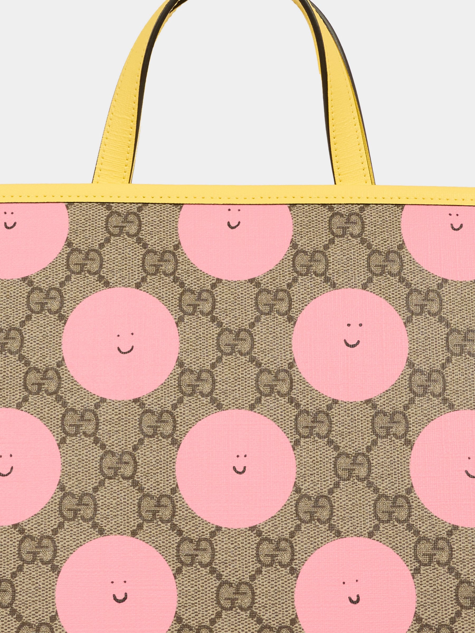 Borsa beige per bambina con sole sorridente,Gucci Kids,605614 FAER6 9783