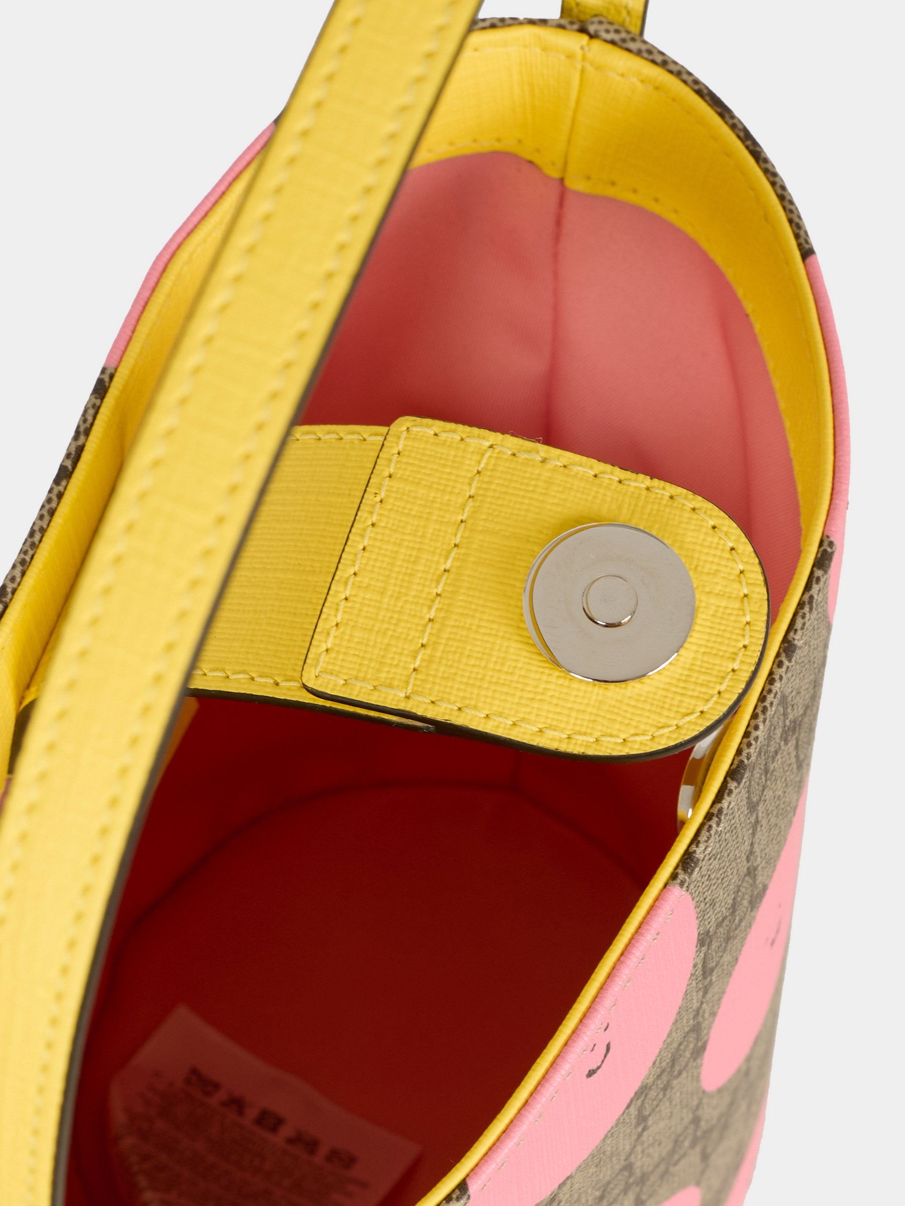 Borsa beige per bambina con sole sorridente,Gucci Kids,752356 FAER6 9783