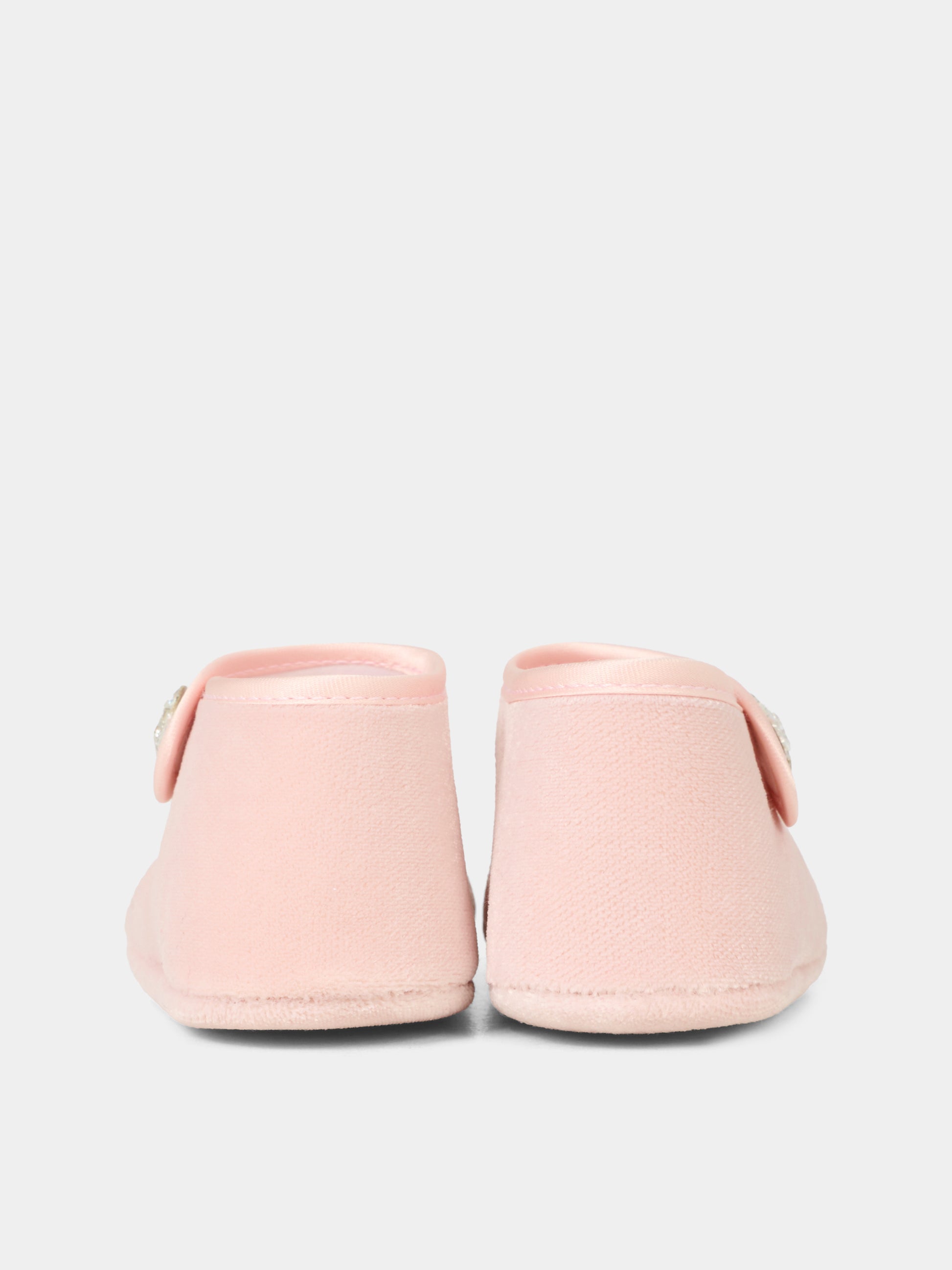 Ballerine rosa per neonata con fiocco,Monnalisa,73F003 6803 0092