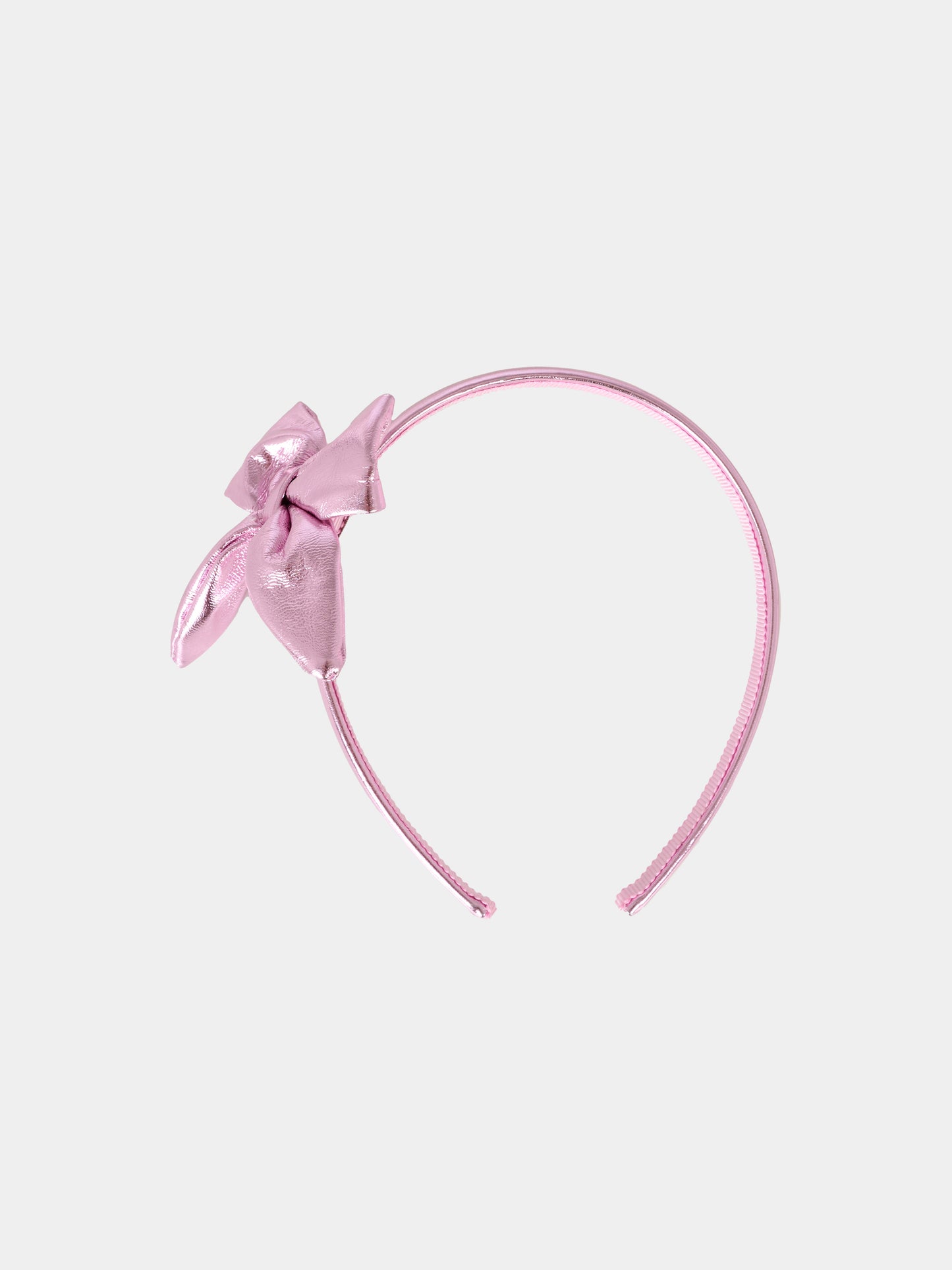 Cerchietto rosa per bambina con fiocco,Monnalisa,17F001   6073   0090