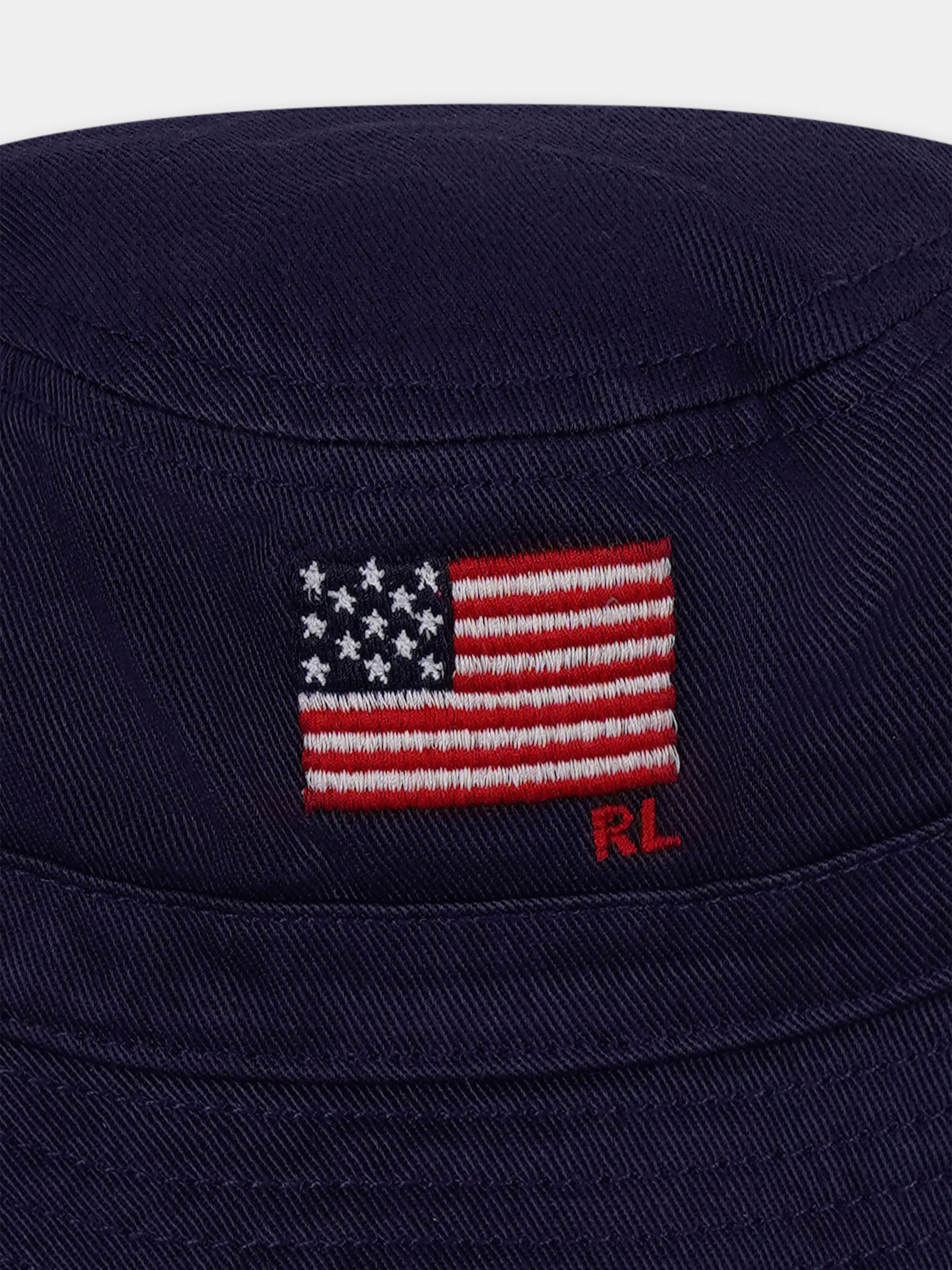 Cloche blu per bambini con bandiera americana,Ralph Lauren Kids,971819001