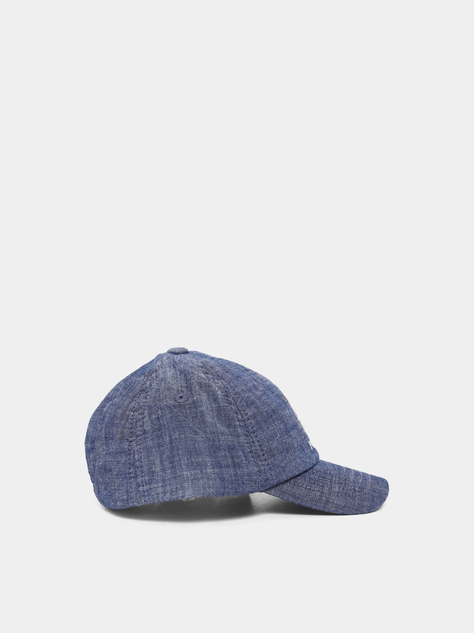 Cappello blu per neonato con Polo Bear ricamato,Ralph Lauren Kids,971817001