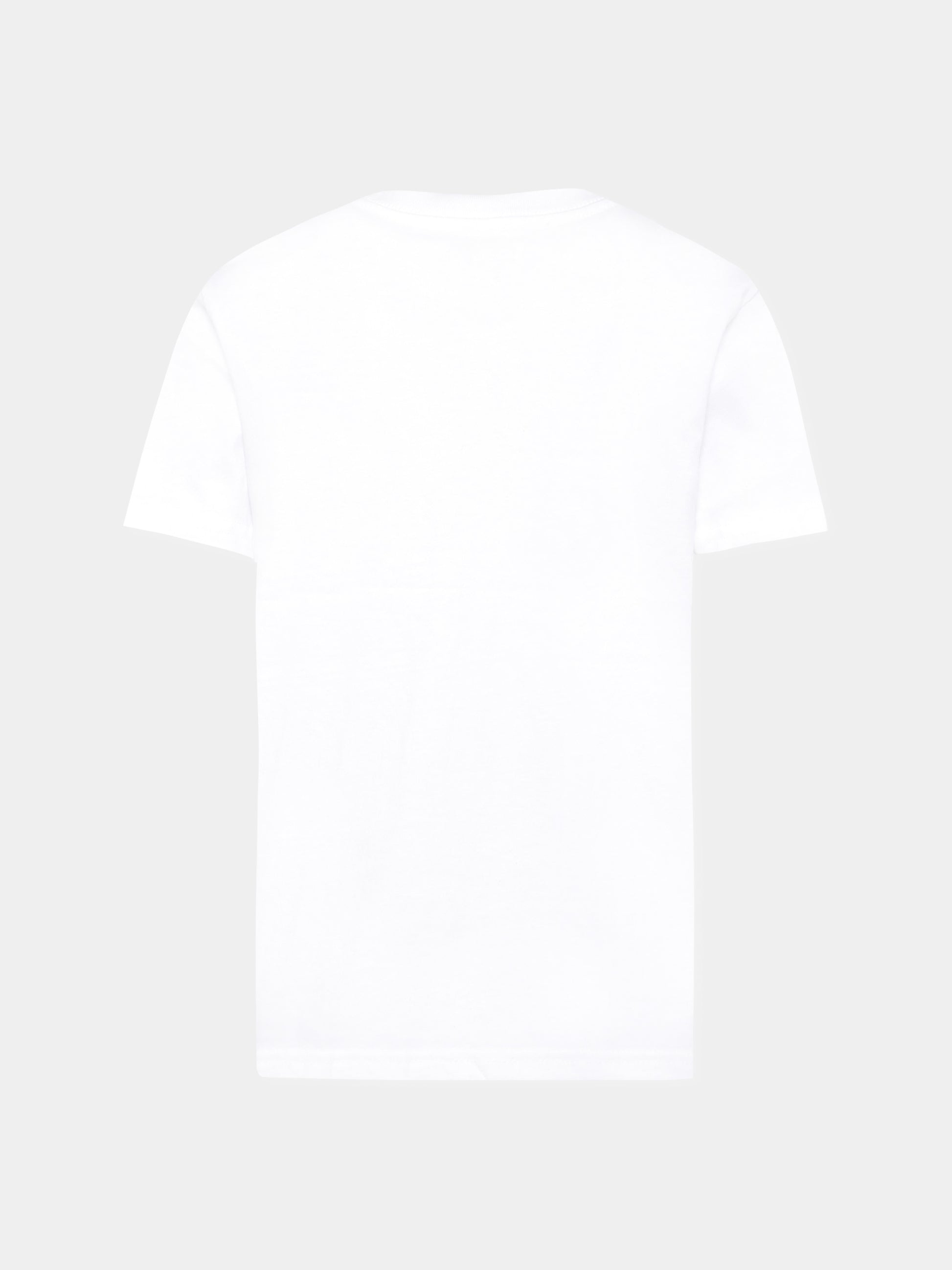 T-shirt bianca per bambini con badiera americana,Ralph Lauren Kids,843794004