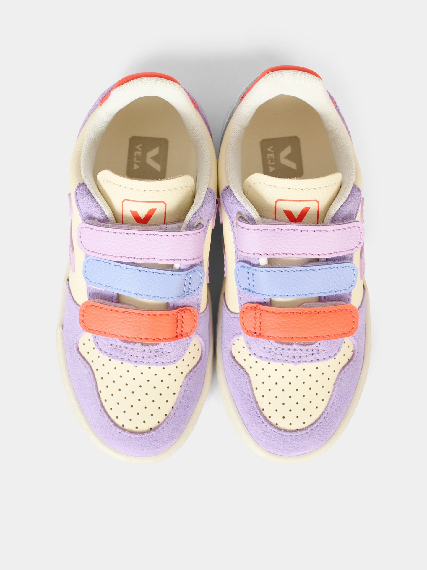 Sneakers V-10 multicolor per bambina con logo,Veja,CV0520614