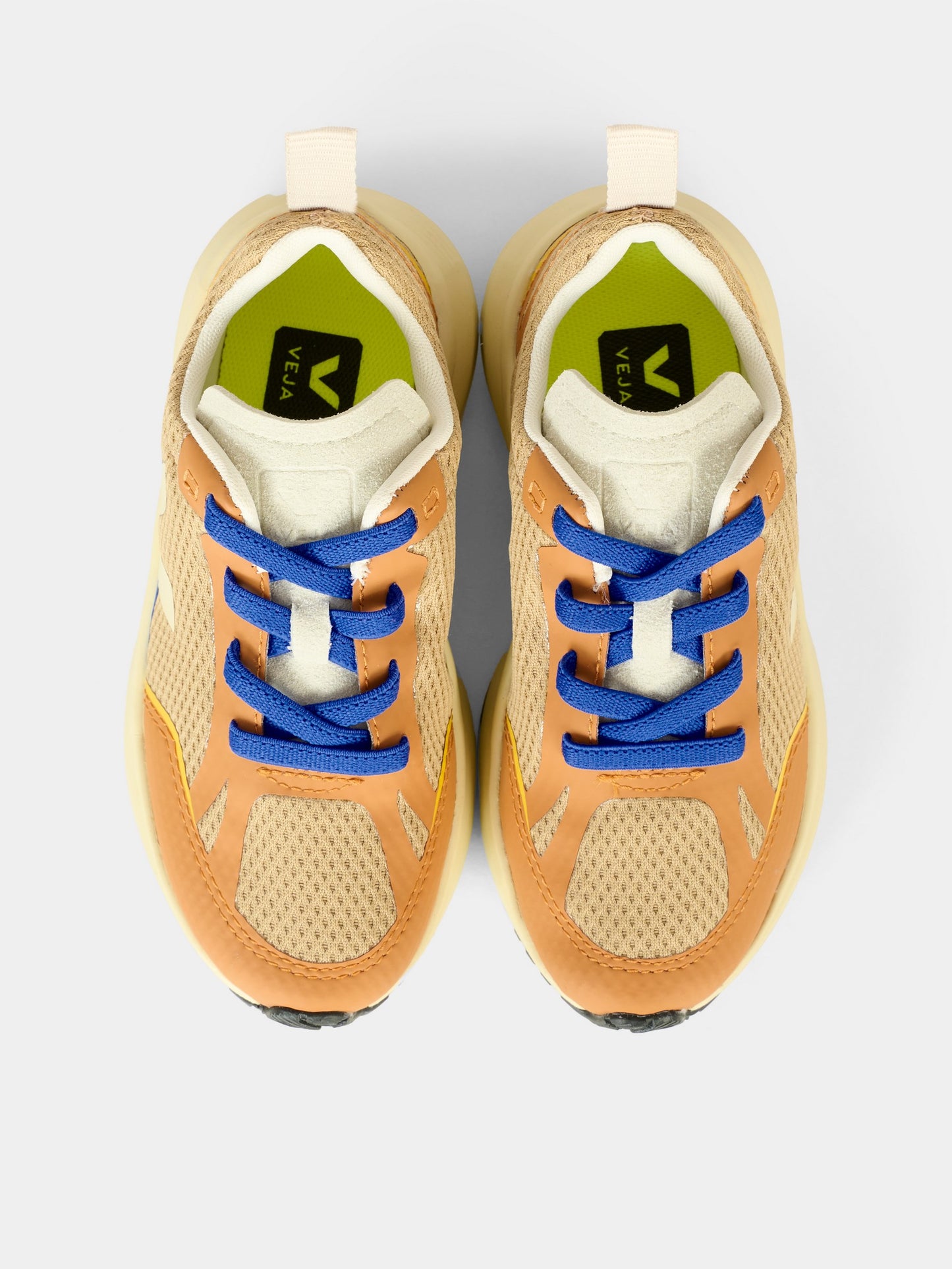 Sneakers beige Canary per bambino con logo,Veja,YL1821023