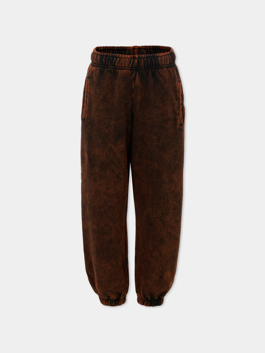 Pantaloni Allen marroni per bambini,Molo,6W25I218 5583