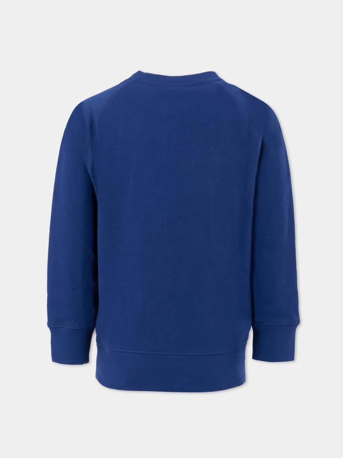 Felpa Mike blu per bambini con smile,Molo,6W25J201 5527