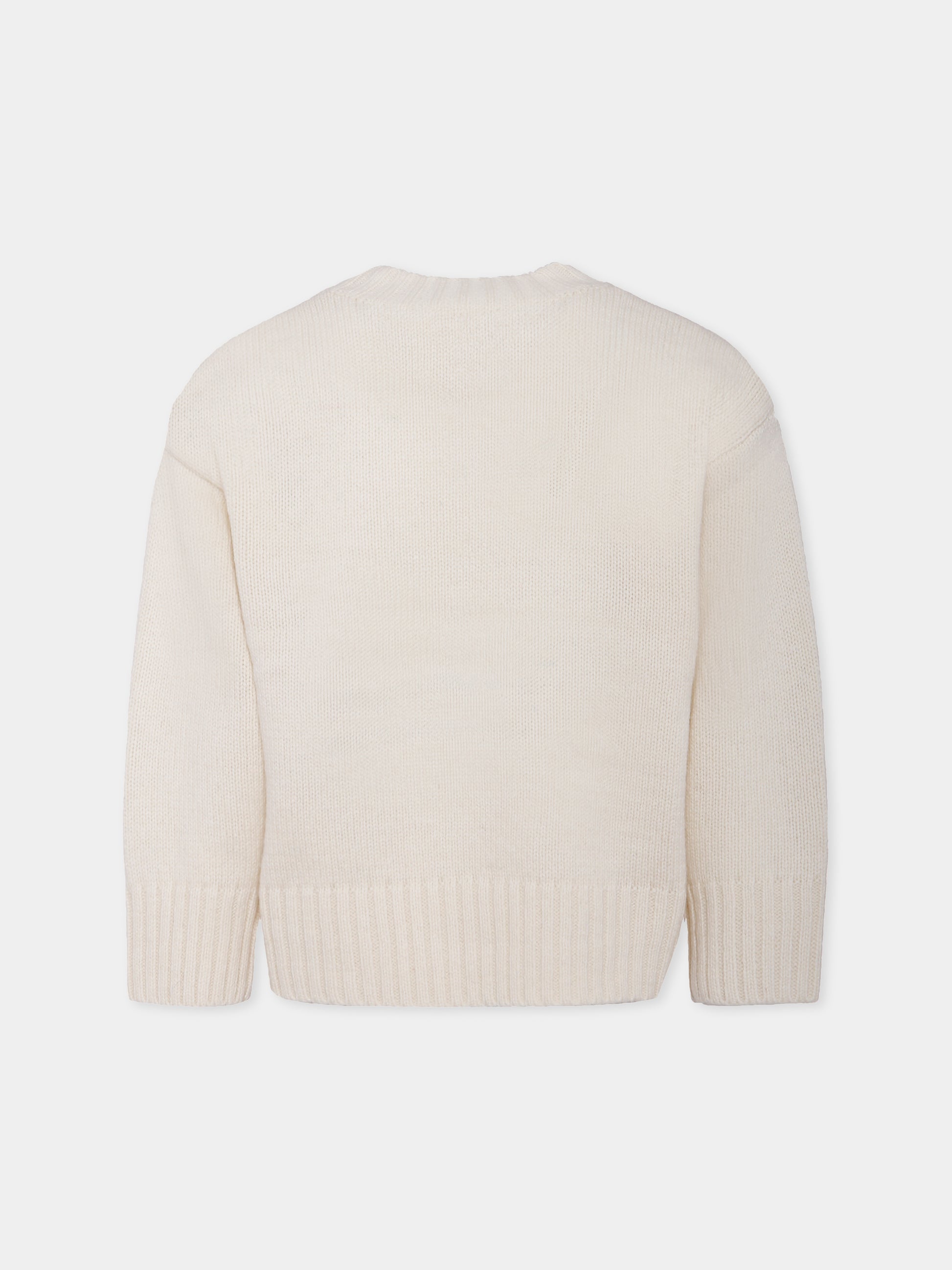 Maglione Brian avorio per bambini con smile,Molo,6W25K207 9639