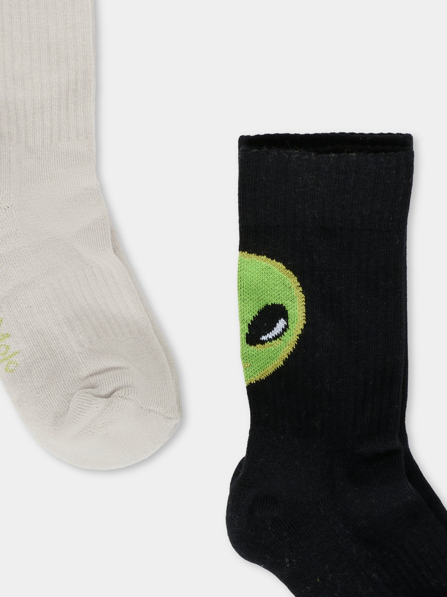 Set calze nere per bambino con alieno,Molo,7W25G104 9745