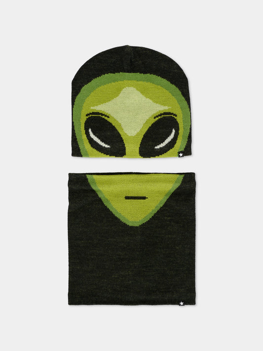 Set accessori Kleo nero per bambino con alieno,Molo,7W25S302 9667