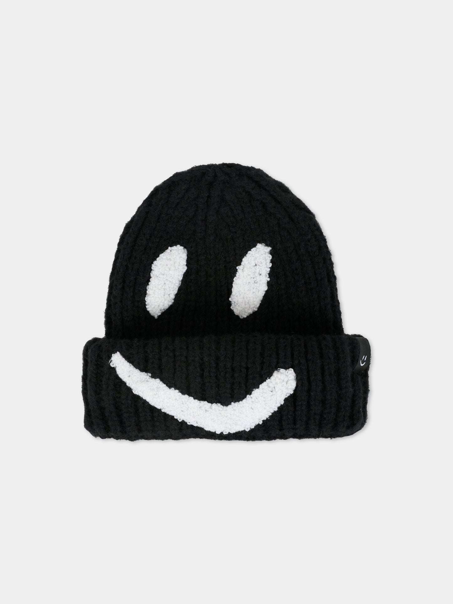 Berretto Kim nero per bambini con smile,Molo,7W25S303 0099