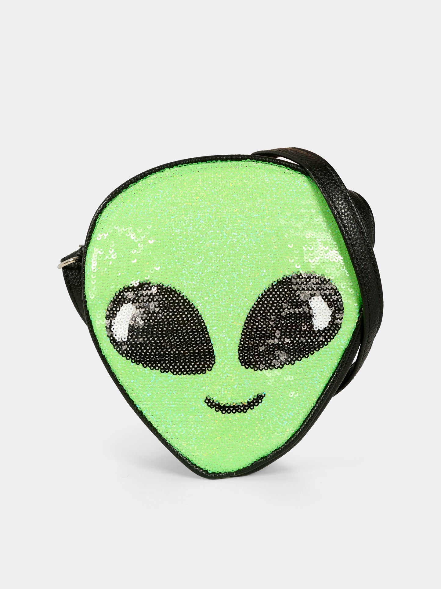 Borsa verde per bambina con alieno,Molo,7W25V106 5530