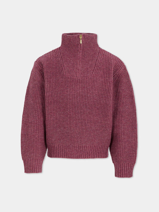 Maglione Gretta viola per bambina,Molo,2W25K211 8765