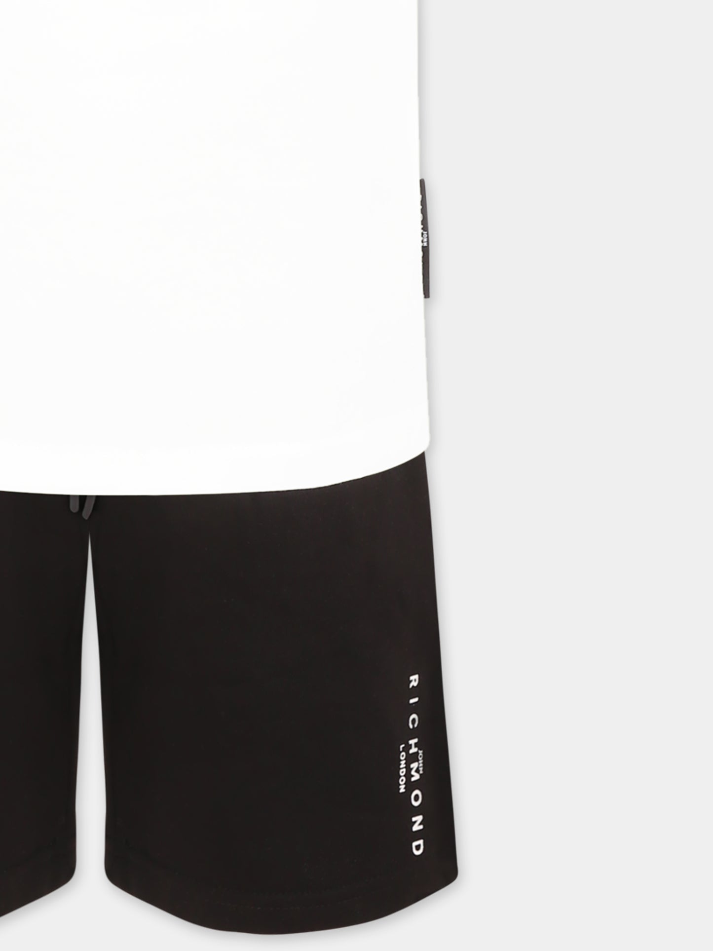 Completo nero per bambino con logo,Richmond,RBP25008CJ COLOR BLOCK