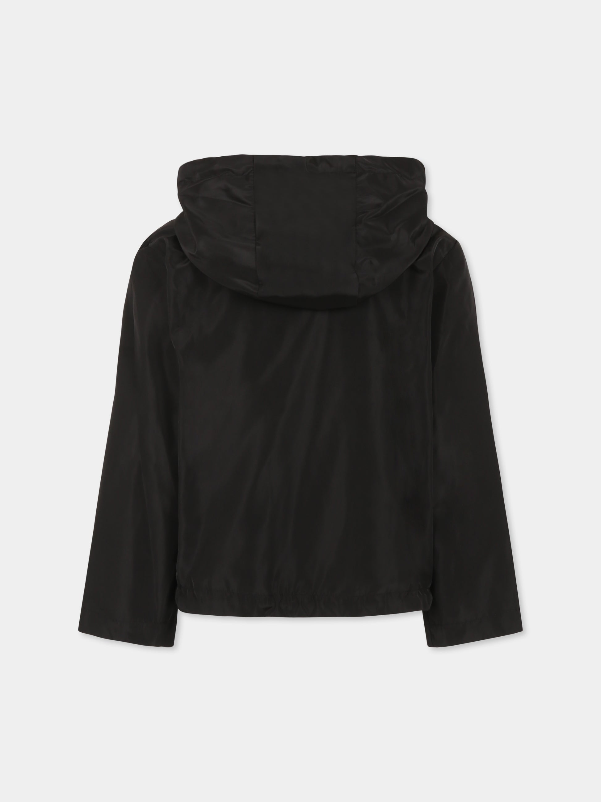 Giacca a vento reversibile nera per bambino con logo,Richmond,RBP25034KW BLK