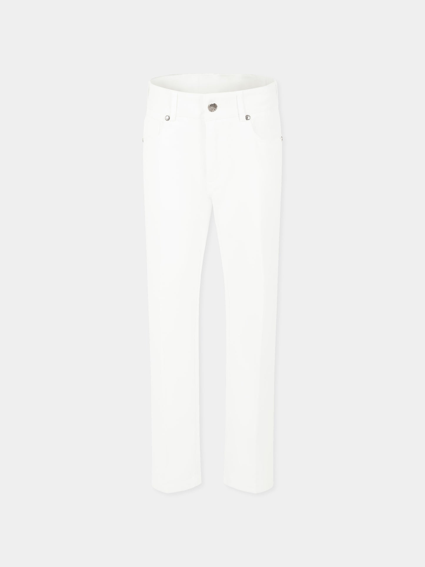 Jeans bianchi per bambino,Richmond,RBP25096JE DENIM WHITE