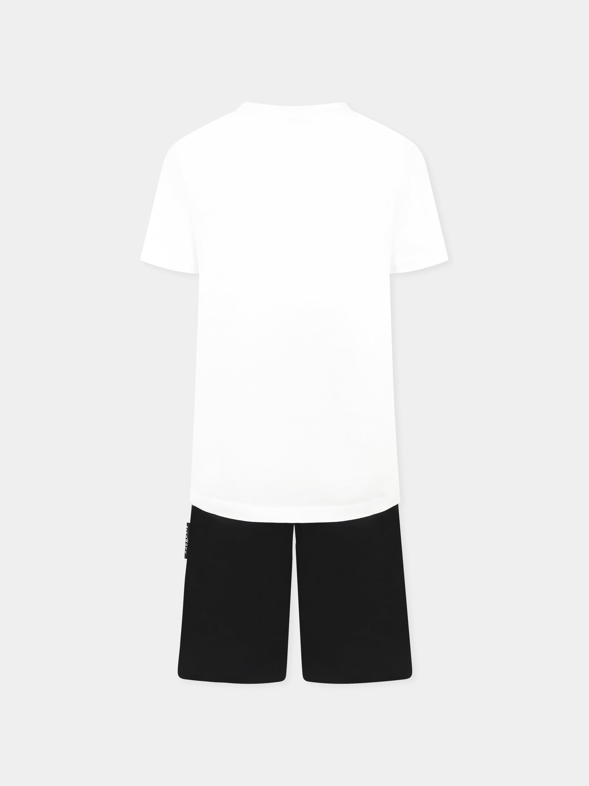 Completo bianco per bambino con logo,Richmond,RBP25161CJ WHITE