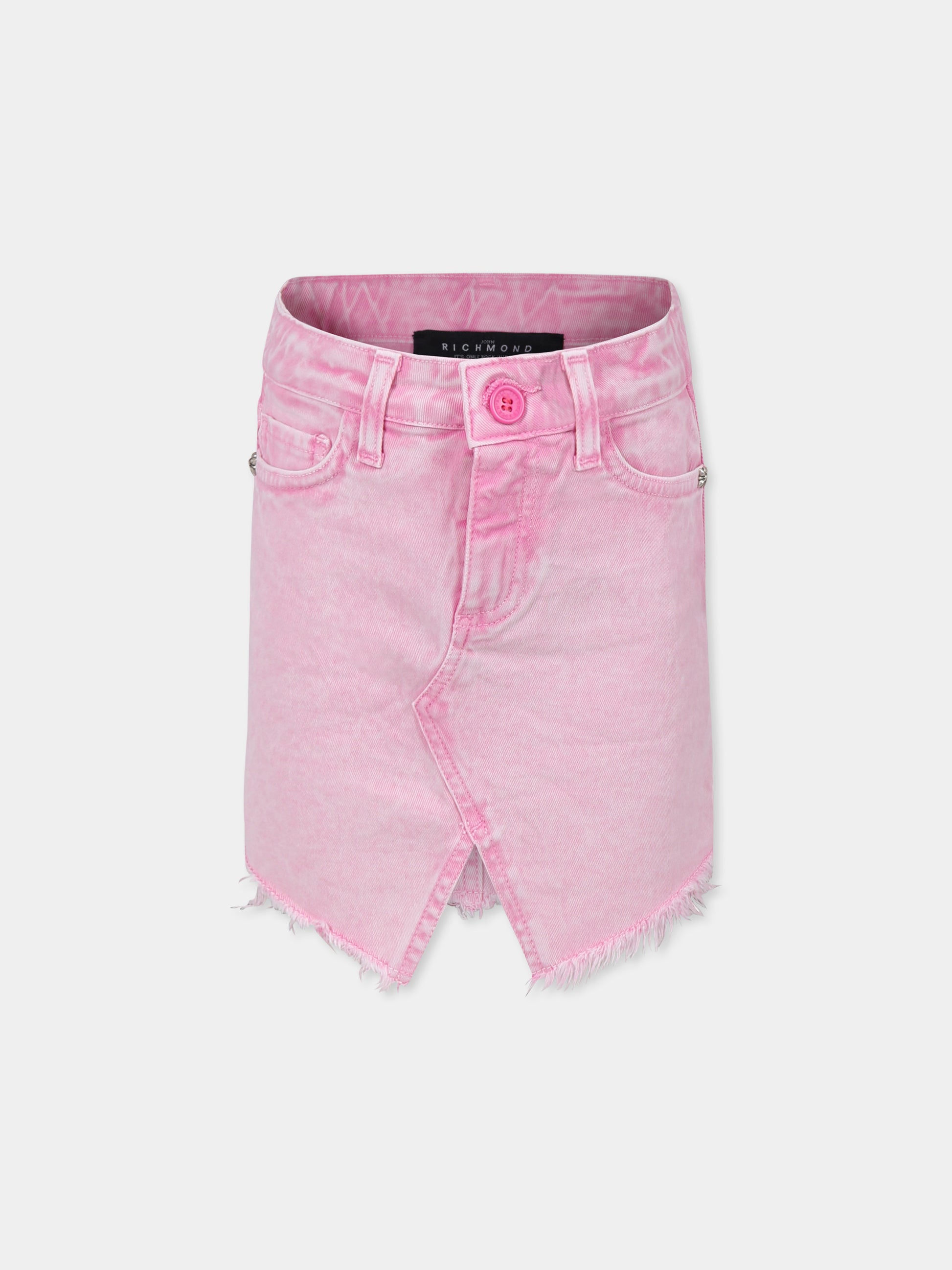 Gonna rosa per bambina,Richmond Jr,RGP25161GO DENIM BARBIE