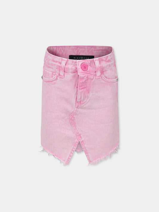 Gonna rosa per bambina,Richmond Jr,RGP25161GO DENIM BARBIE