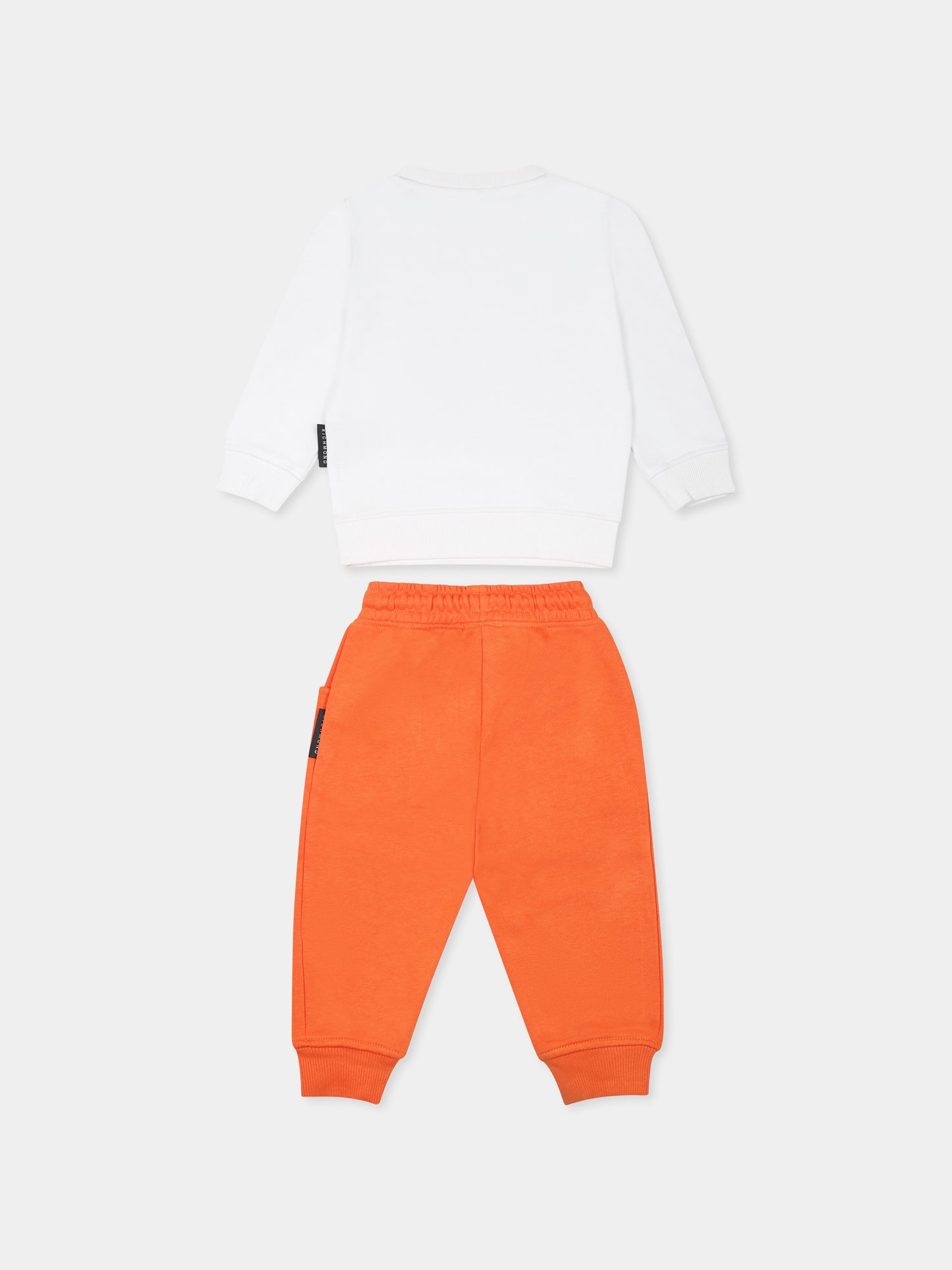 Completo bianco per neonato con logo,Richmond,RIP25013CF WHITE