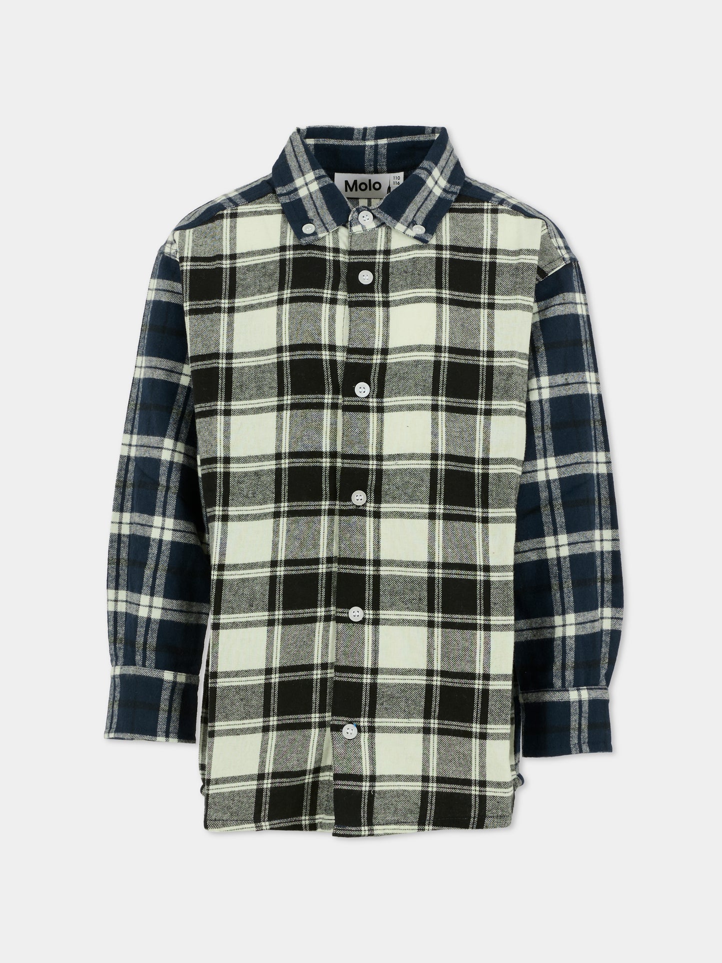 Camicia Remon multicolor per bambino,Molo,1W25C204 5977