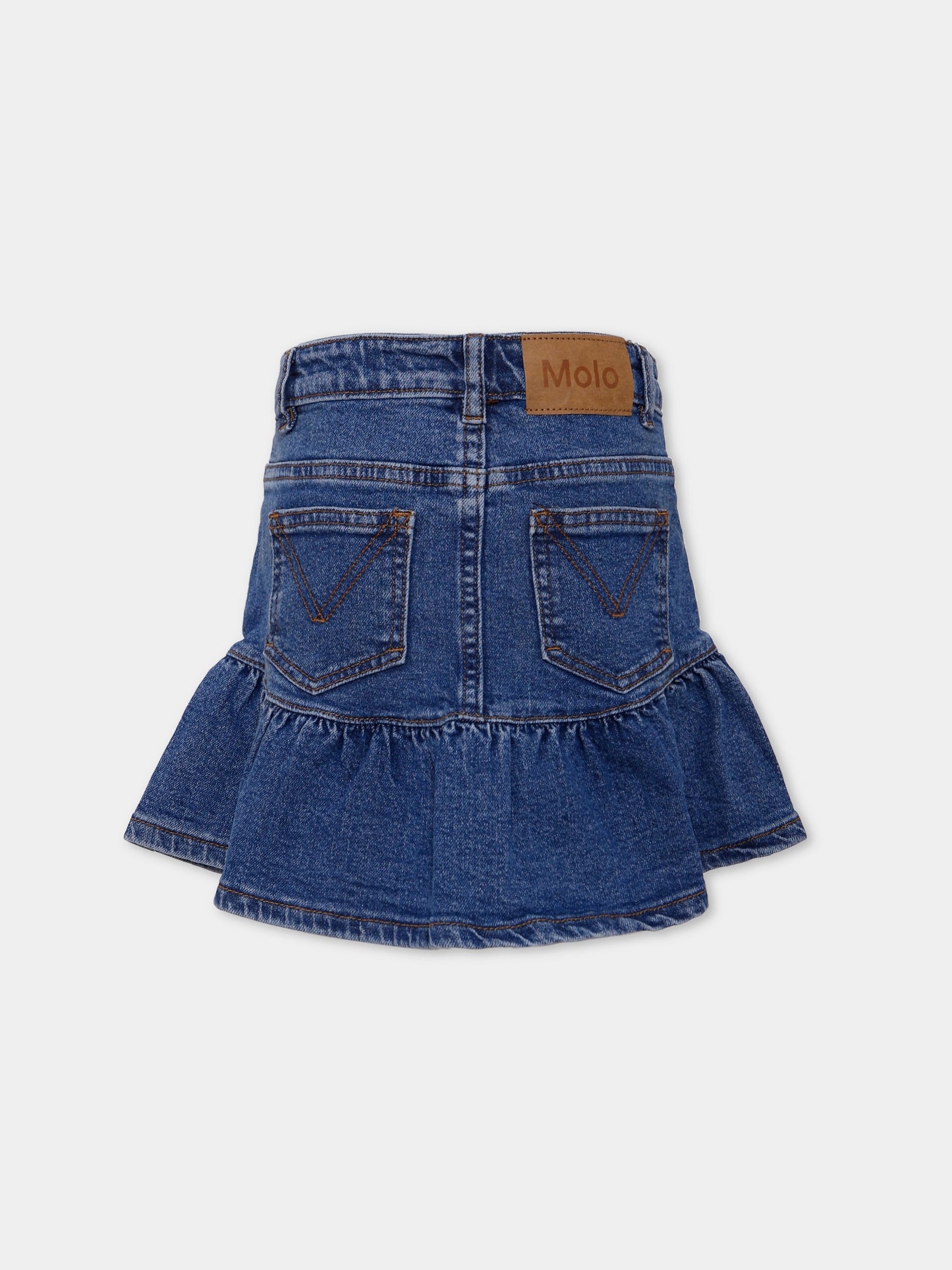 Gonna Bridget denim per bambina,Molo,2W25D127 5377