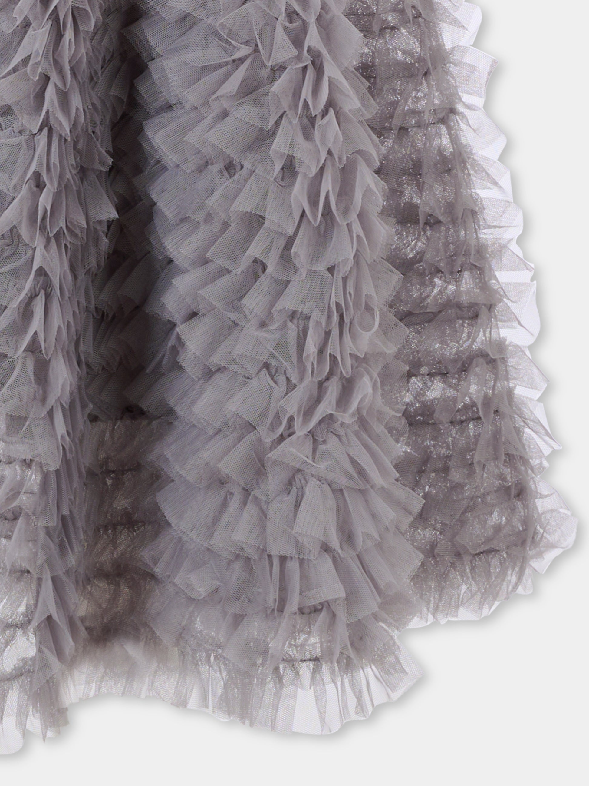 Gonna grigia per bambina,Molo,2W25D140 5505