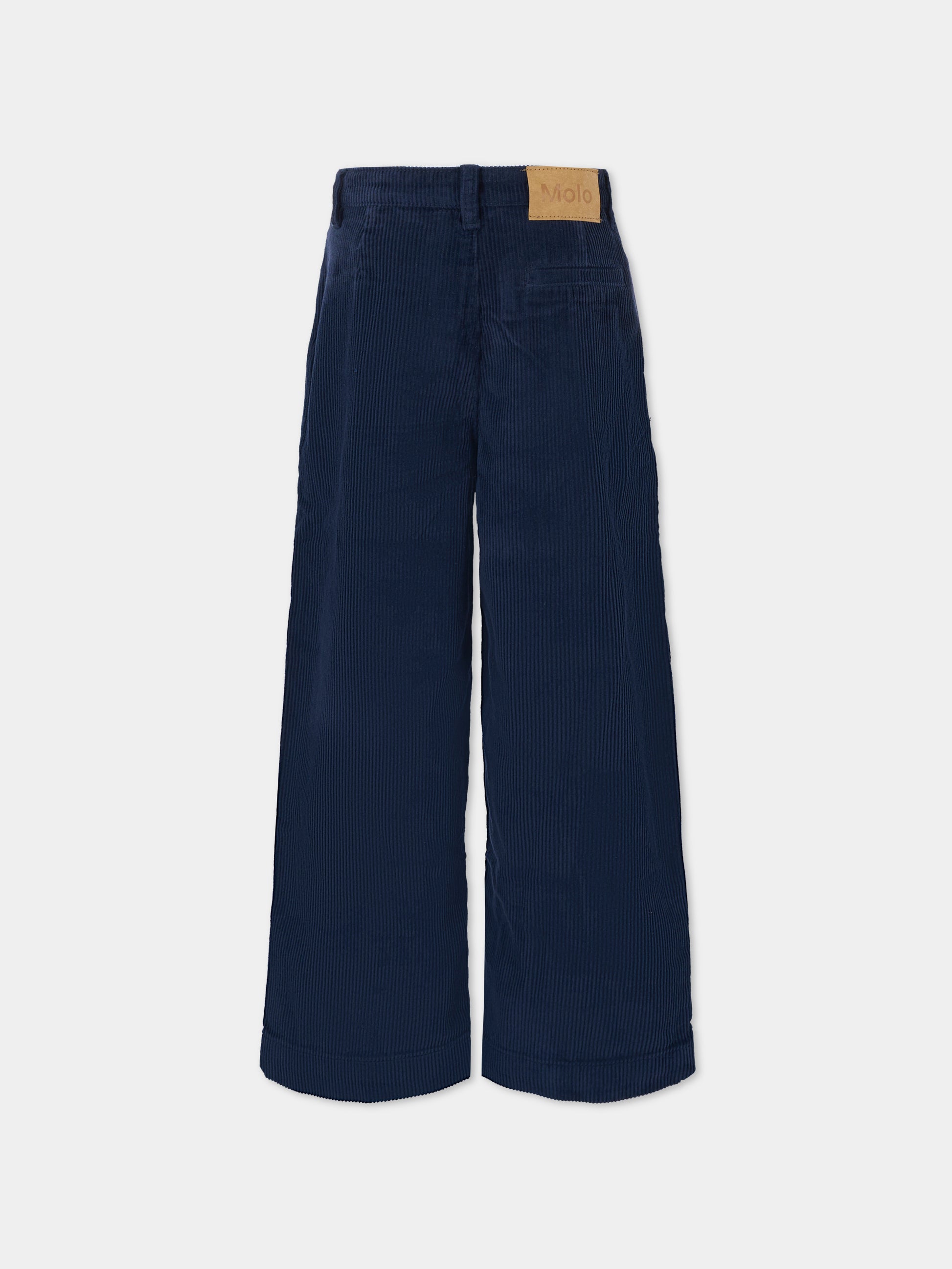 Pantaloni Alaine blu per bambina,Molo,2W25I103 8552