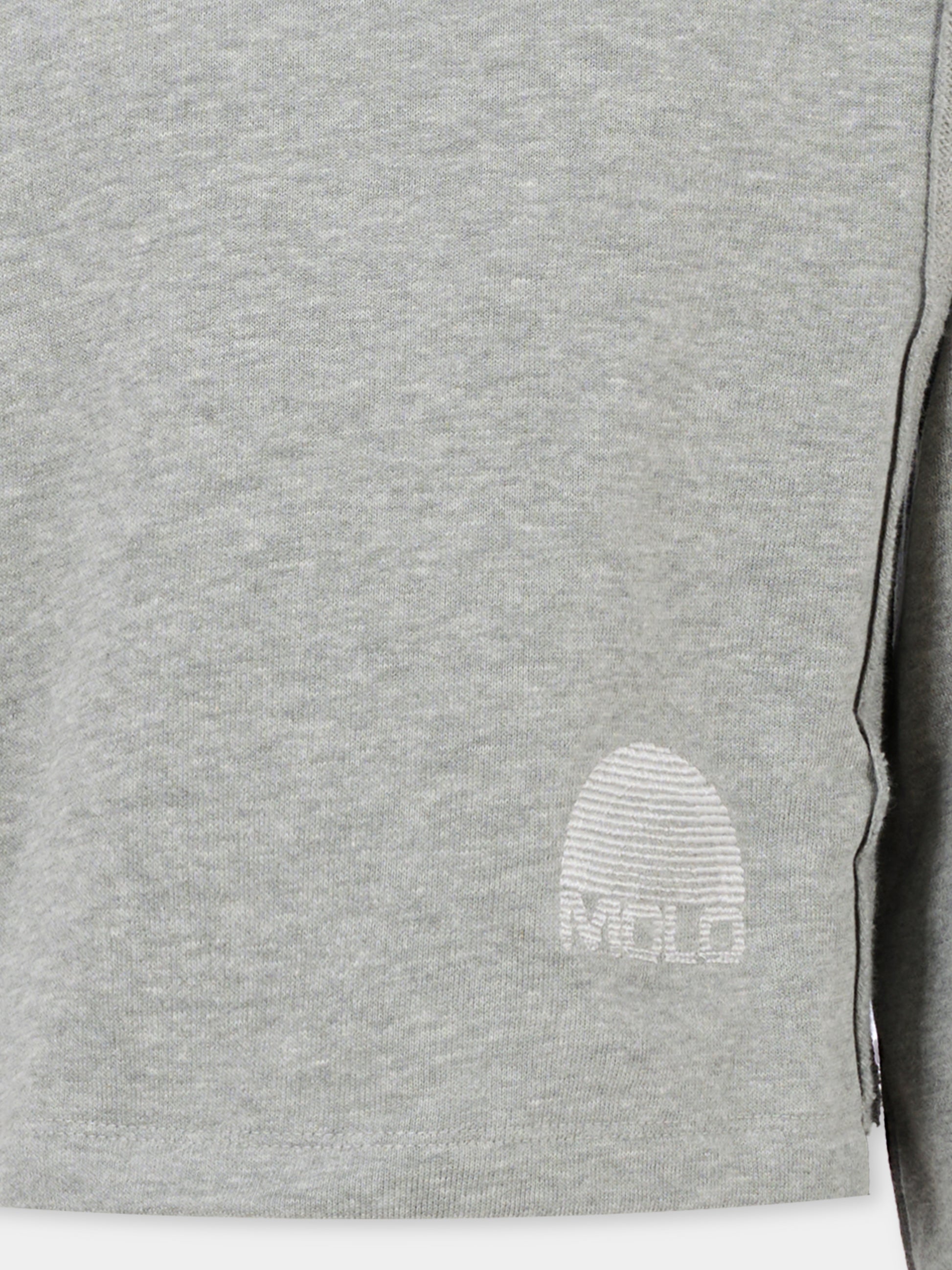 Felpa Madison grigia per bambini con logo,Molo,2W25J307 1046