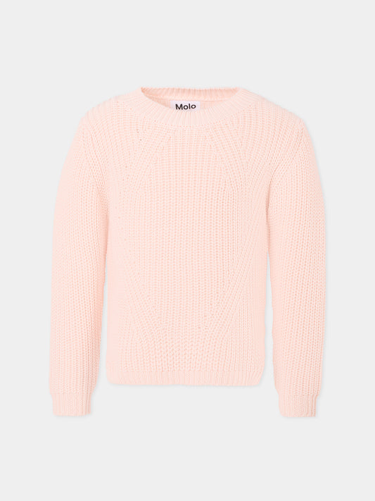 Maglione Gillis rosa per bambina,Molo,2W25K201 5503