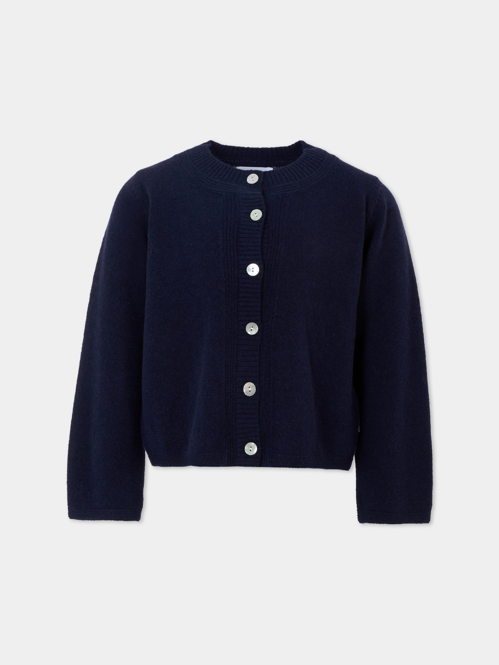 Cardigan Giovanna blu per bambina,Molo,2W25K306 8552