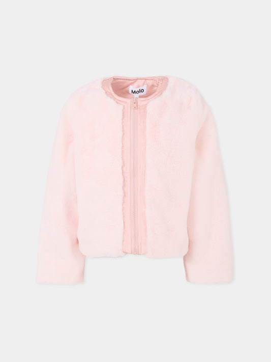 Ecopelliccia Helen rosa pr bambina,Molo,2W25M301 5503