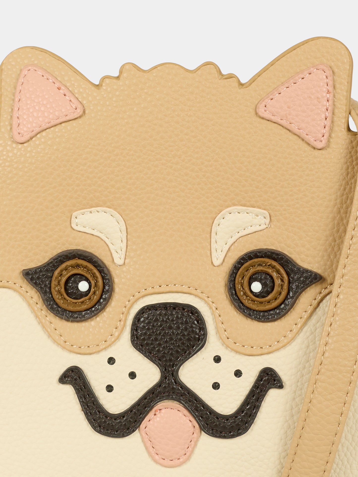Borsa beige per bambina con cane,Molo,7W25V108 5510