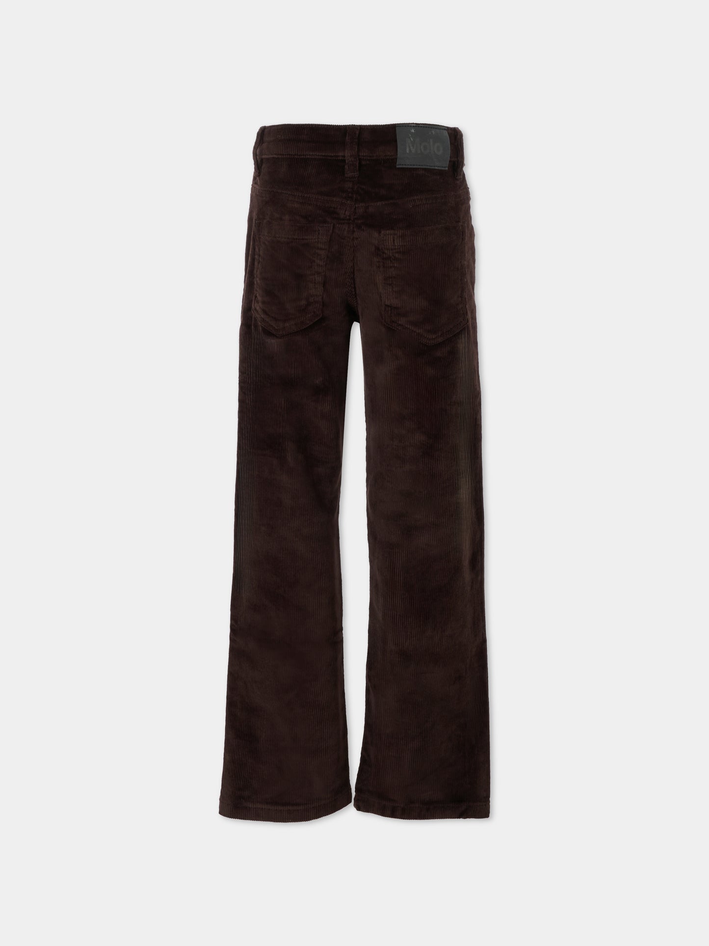 Pantaloni Andy marroni per bambino,Molo,1W25I104 5522