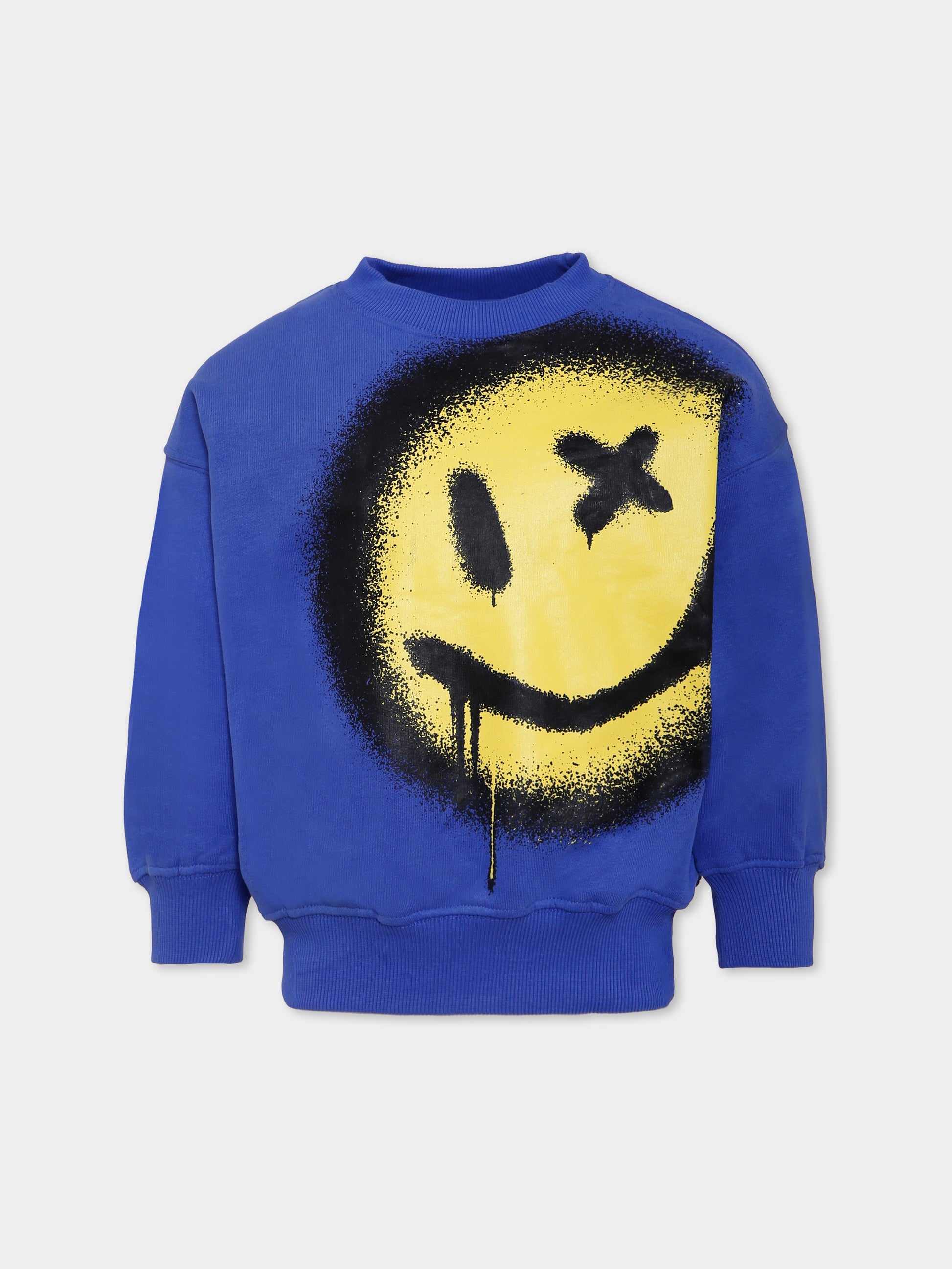 Felpa Mar blu per bambino con smile,Molo,1W25J205 5192