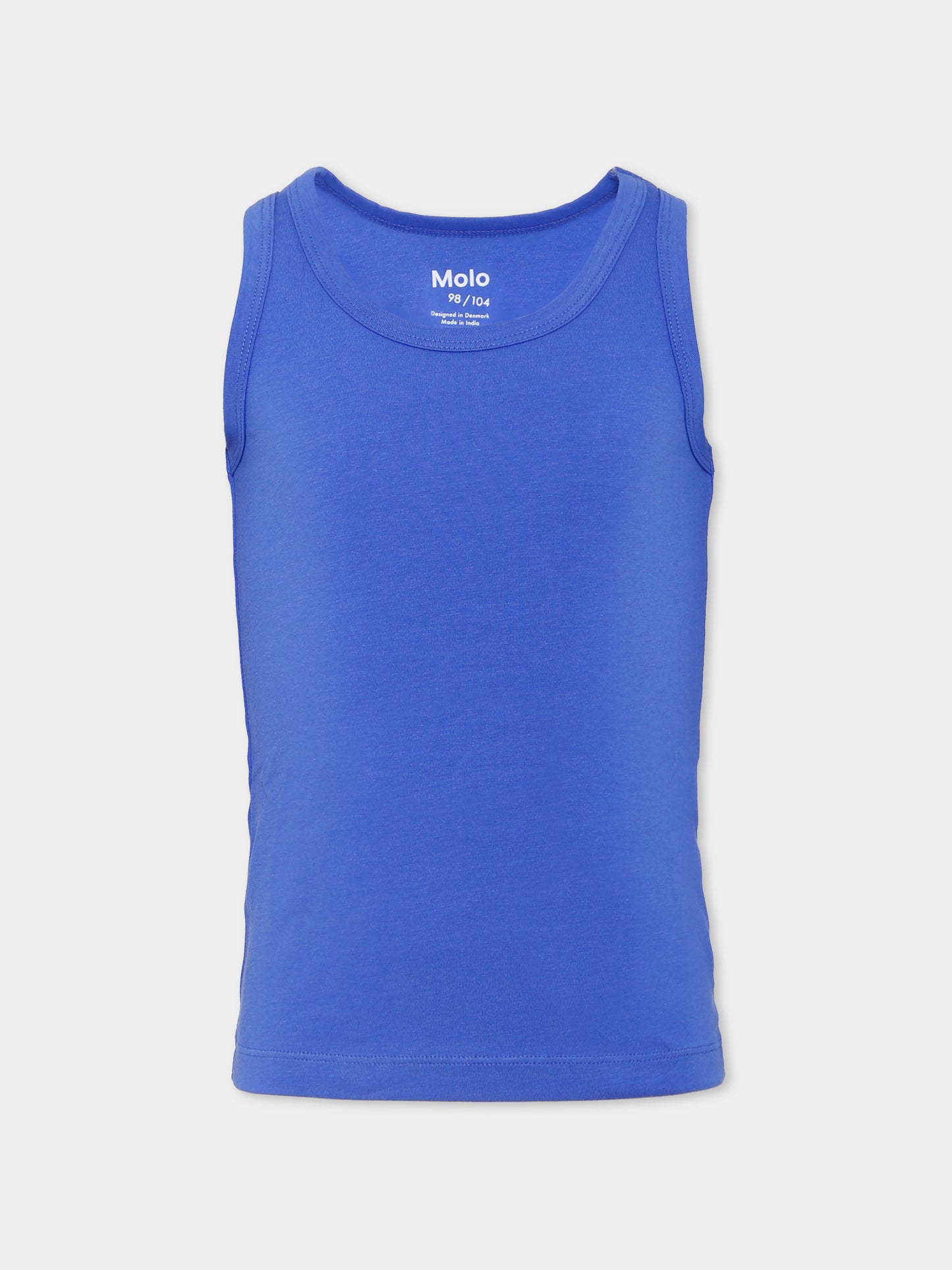 Set canottiere Jayden blu per bambino smile,Molo,1W25Q101 9458