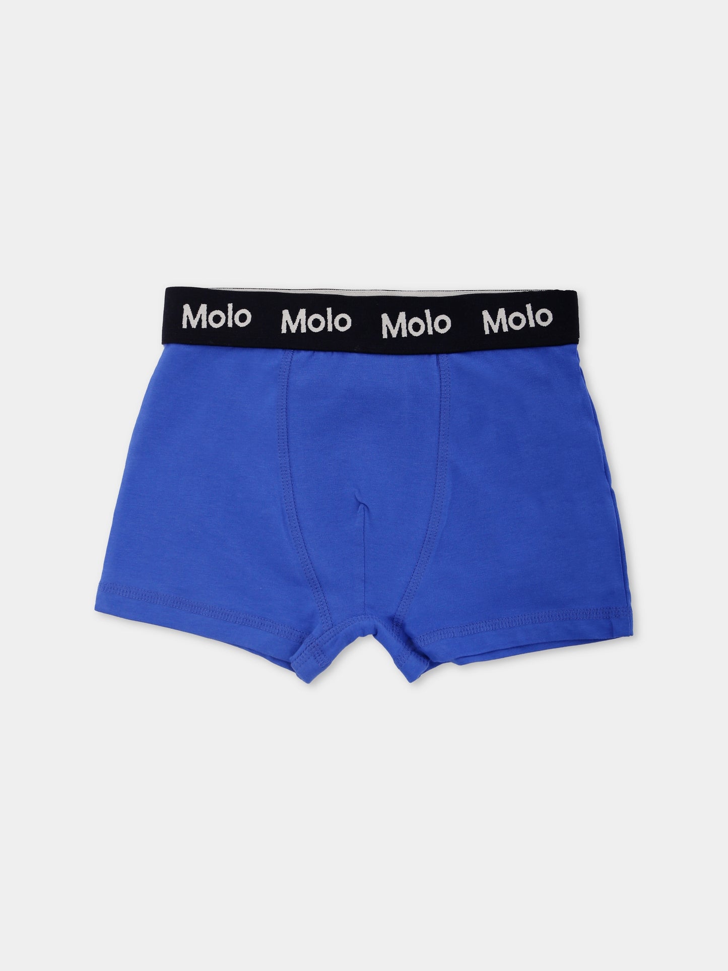Set boxer Justin blu per bambino con smile,Molo,1W25Q201 9458