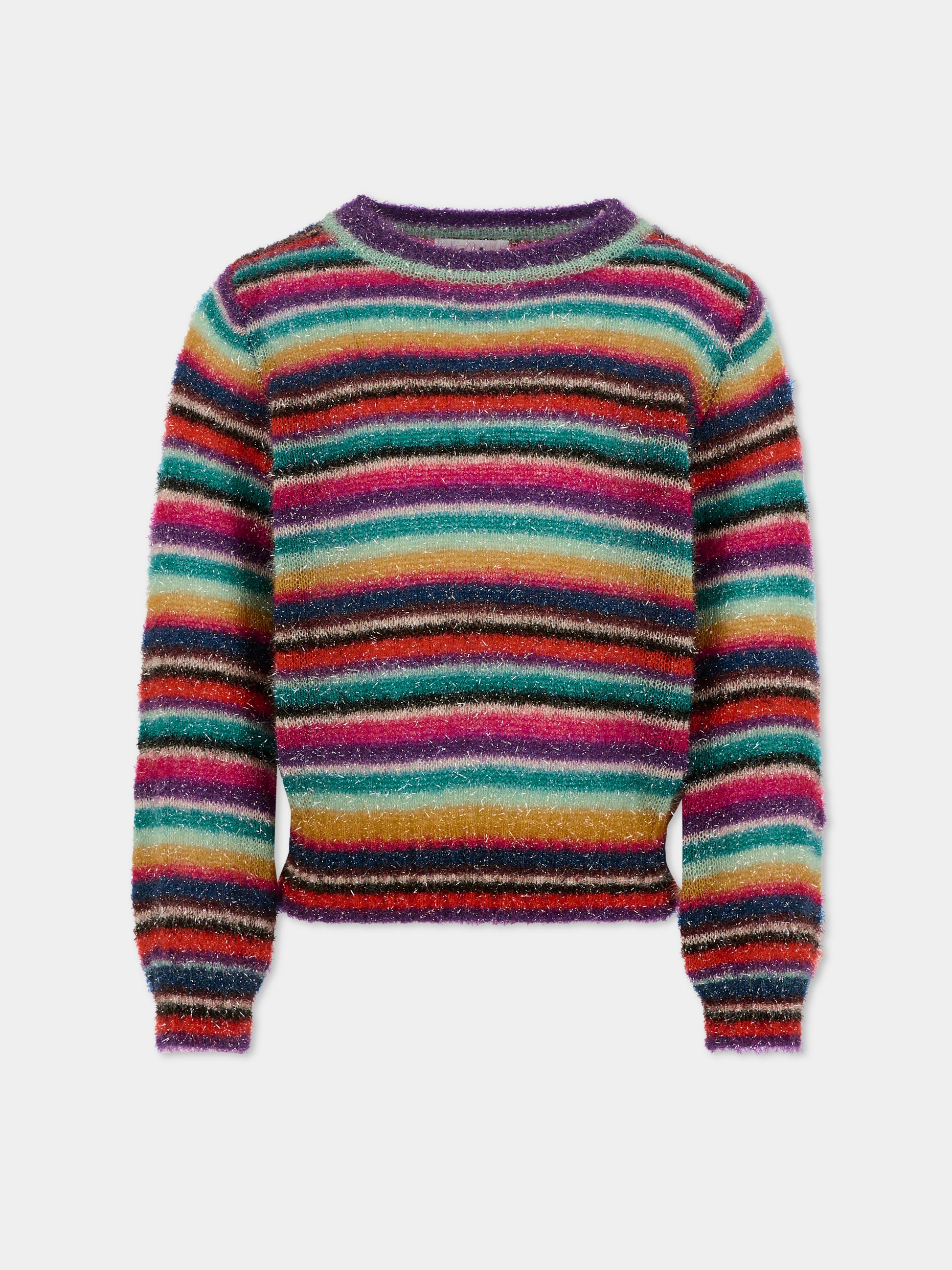 Maglione Germina multicolor per bambina con logo,Molo,2W25K208 9415