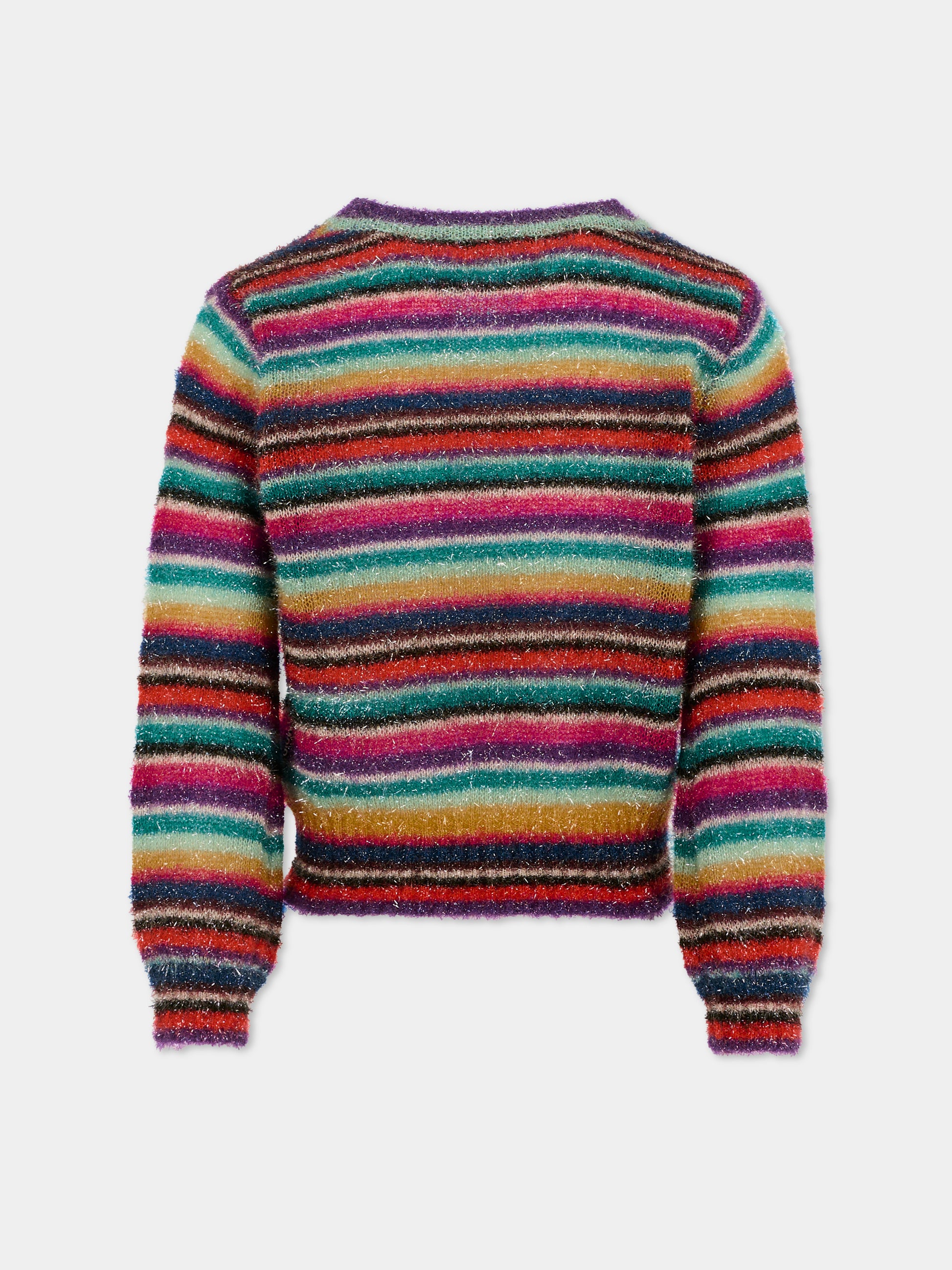 Maglione Germina multicolor per bambina con logo,Molo,2W25K208 9415