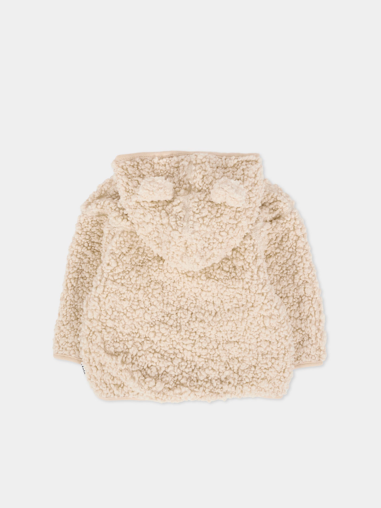 Ecopelliccia Ummi avorio per neonati con orecchie,Molo,5W25L205 5553