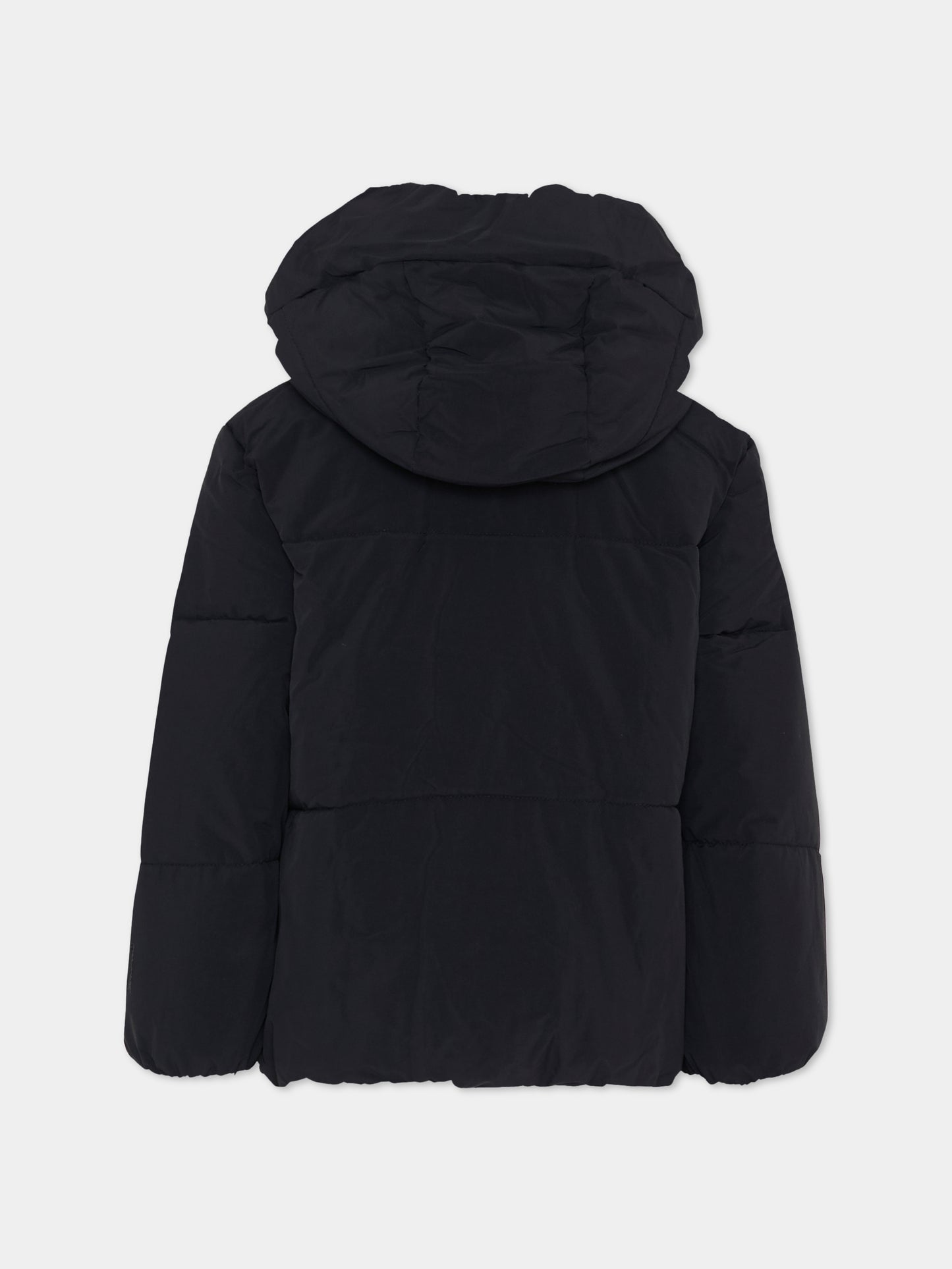 Piumino Hayden nero per bambini con logo,Molo,5W25M302 0099