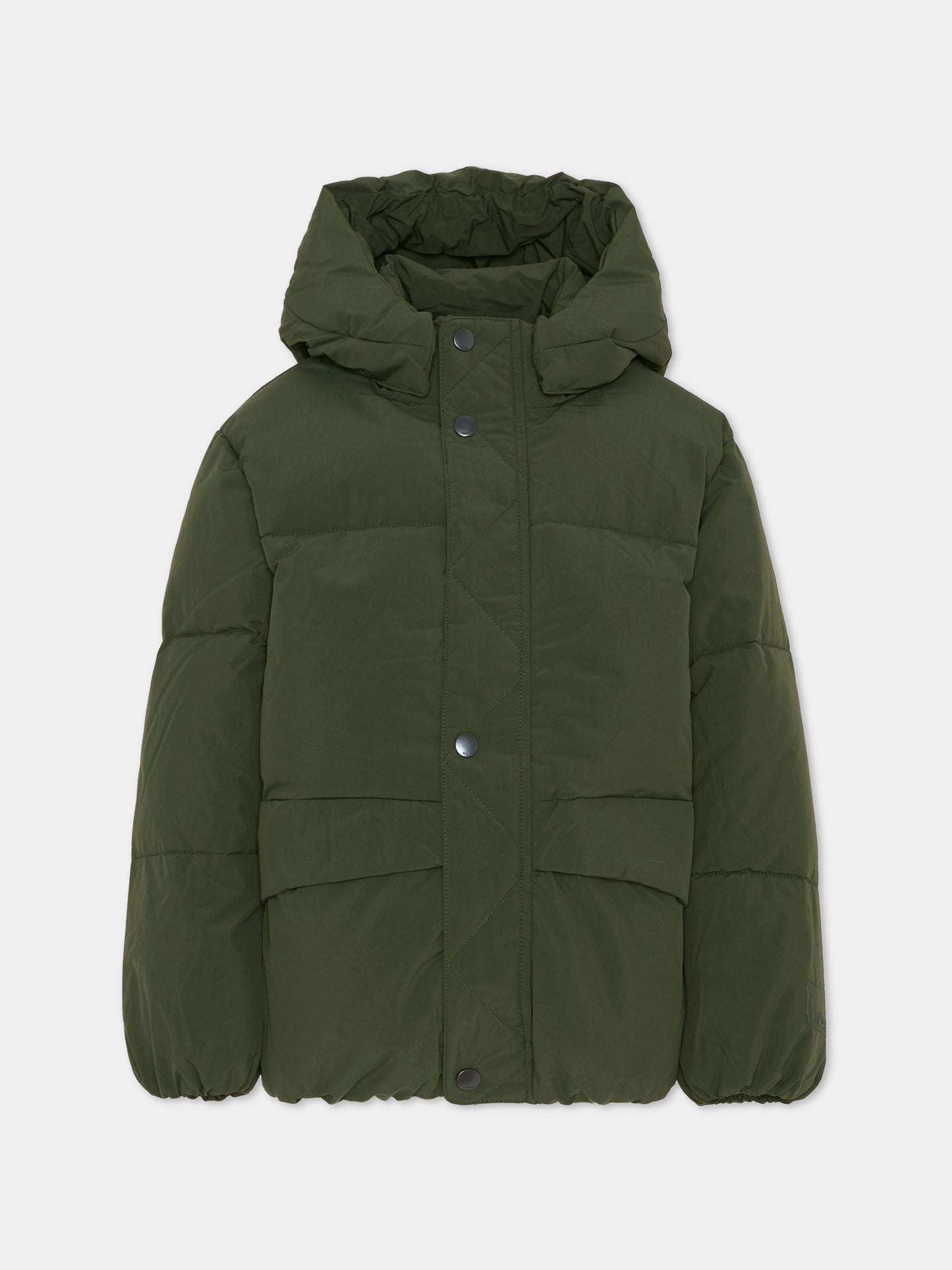 Piumino Hayden verde per bambino con logo,Molo,5W25M302 5534