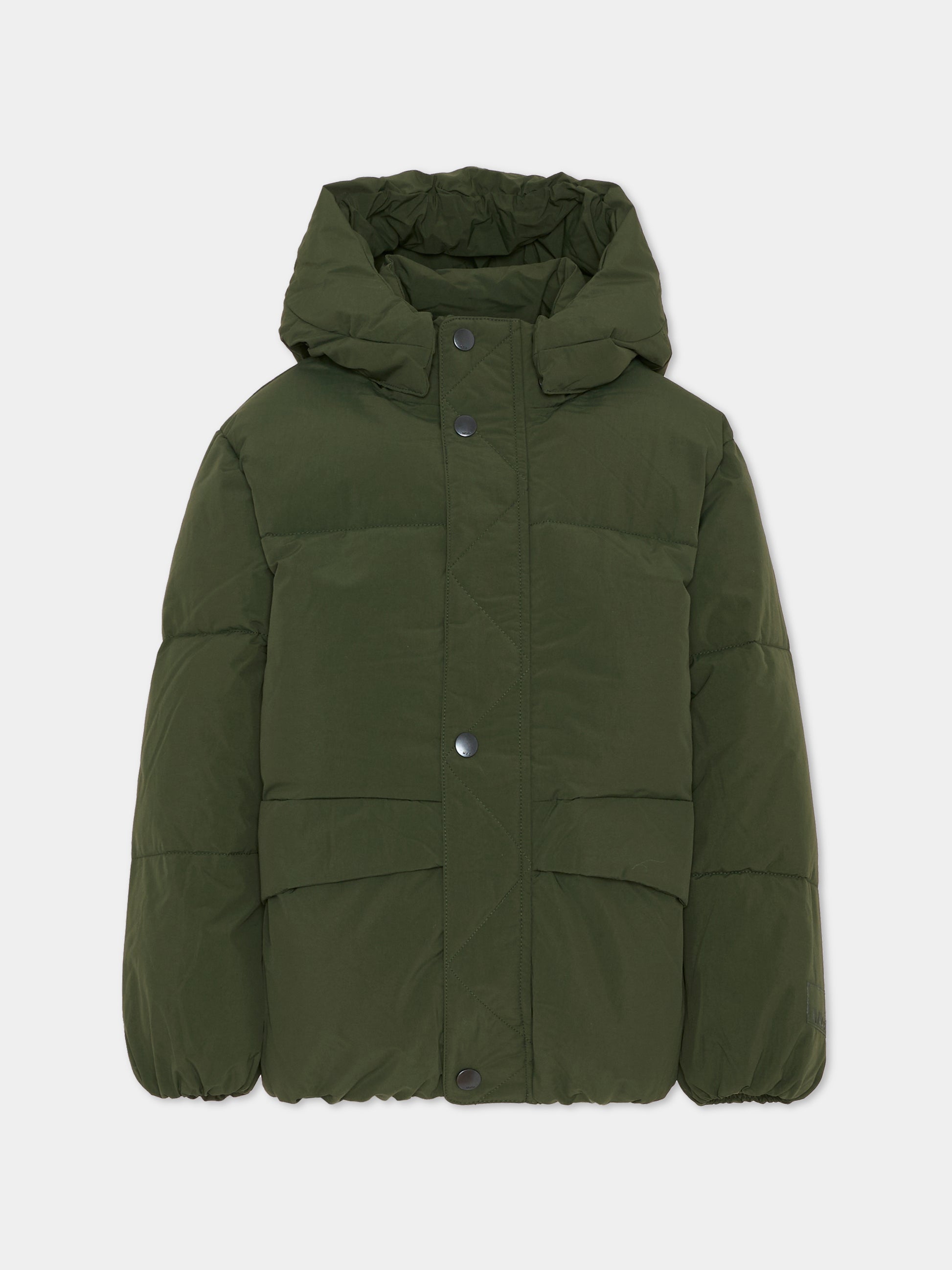 Piumino Hayden verde per bambino con logo,Molo,5W25M302 5534