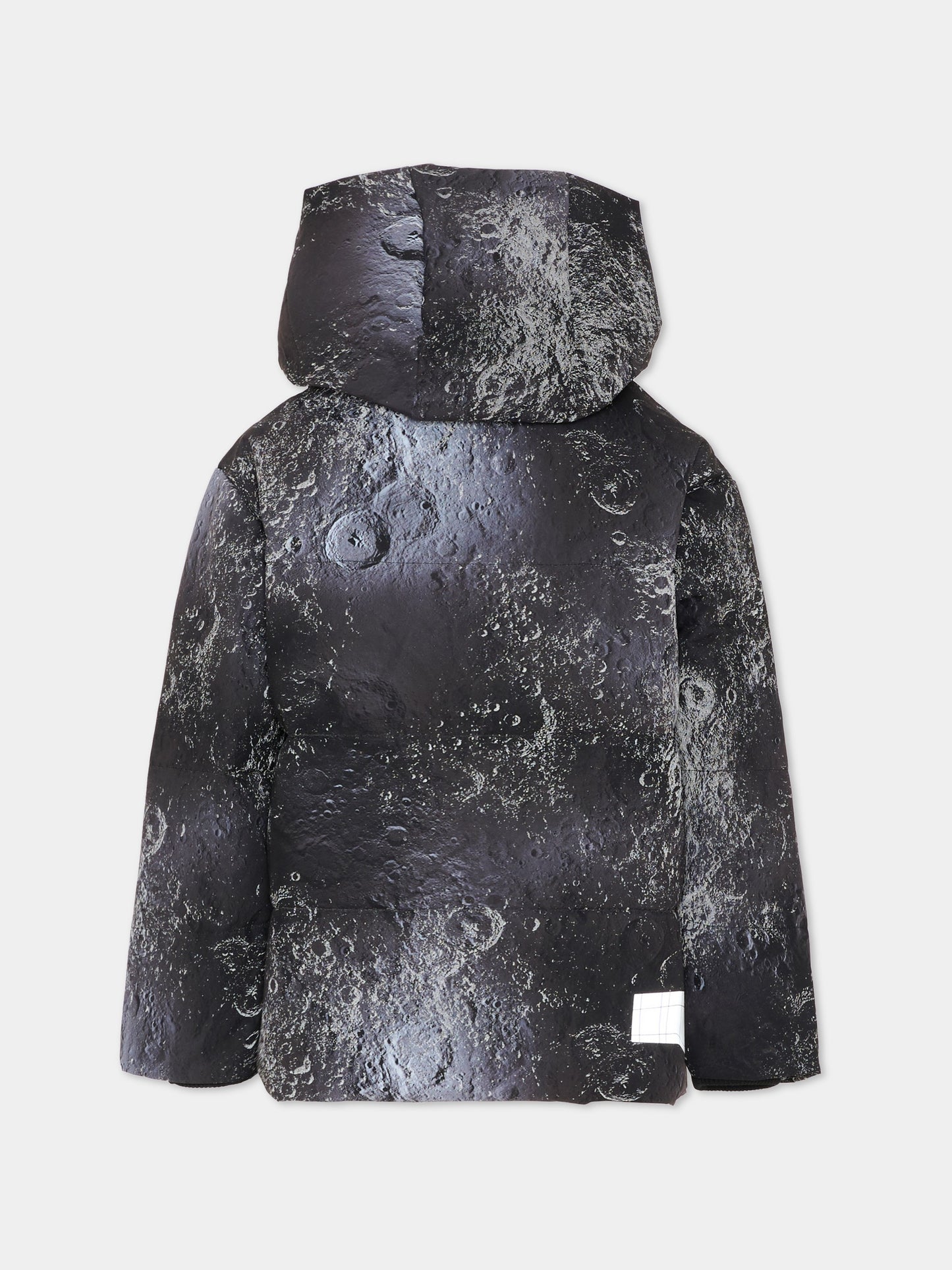 Piumino Hilo nero per bambino con stampa spazio,Molo,5W25M305 9371