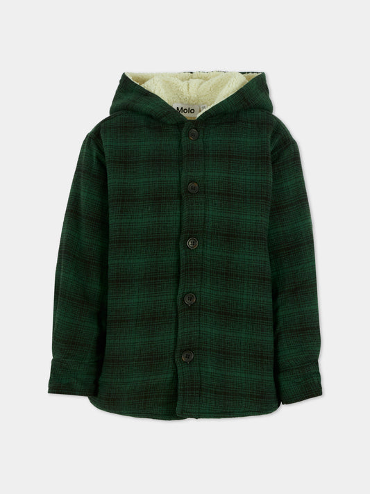 Giubbotto Hamelo verde per bambino,Molo,5W25M314 5972