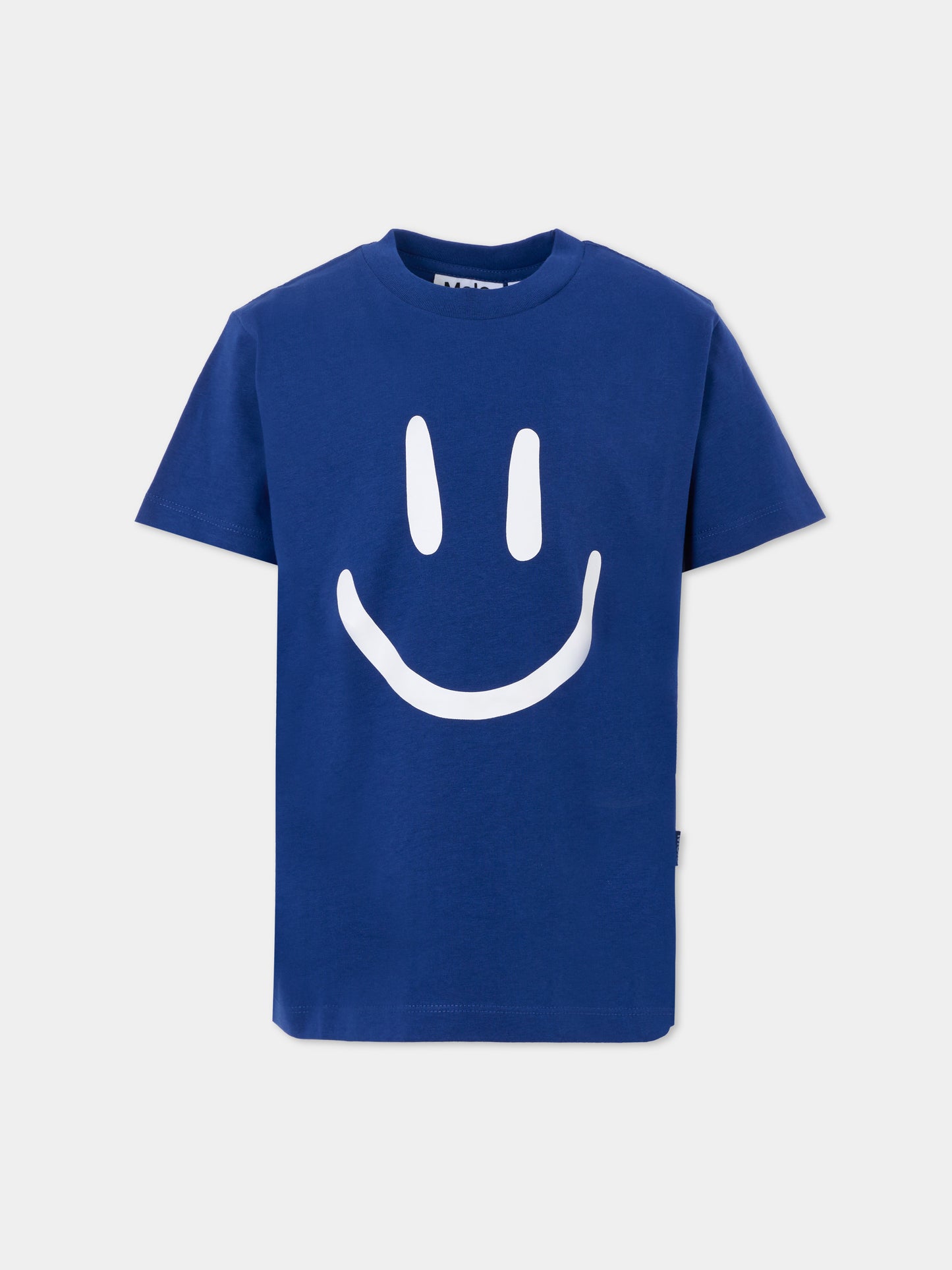T-shirt Roxo blu per bambini con smile,Molo,6W25A201 5527