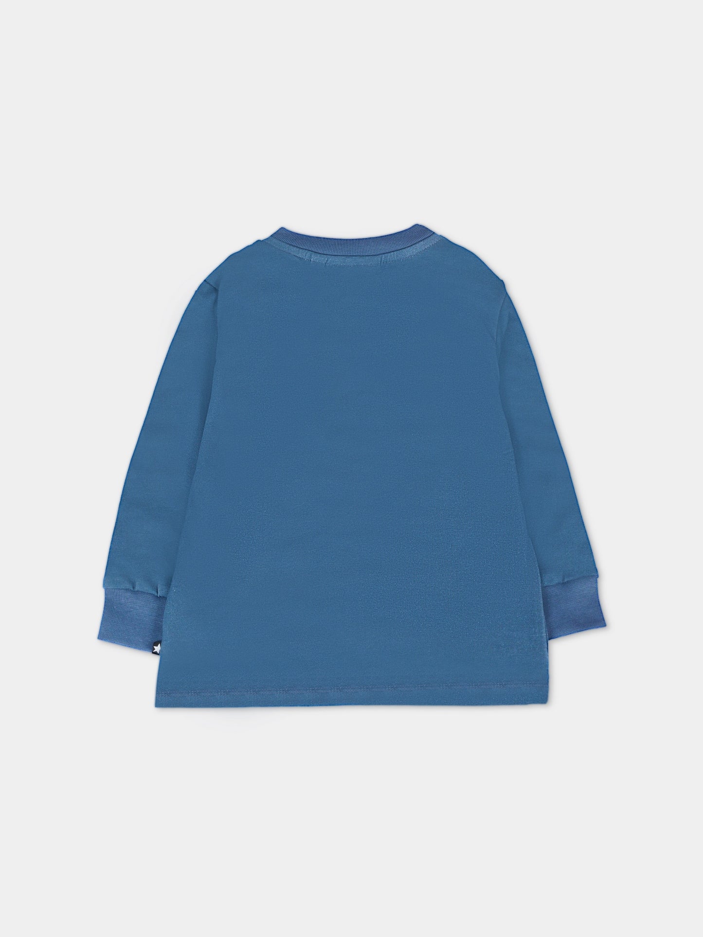 T-shirt Eloy blu per neonato con elefante,Molo,6W25A404 9660